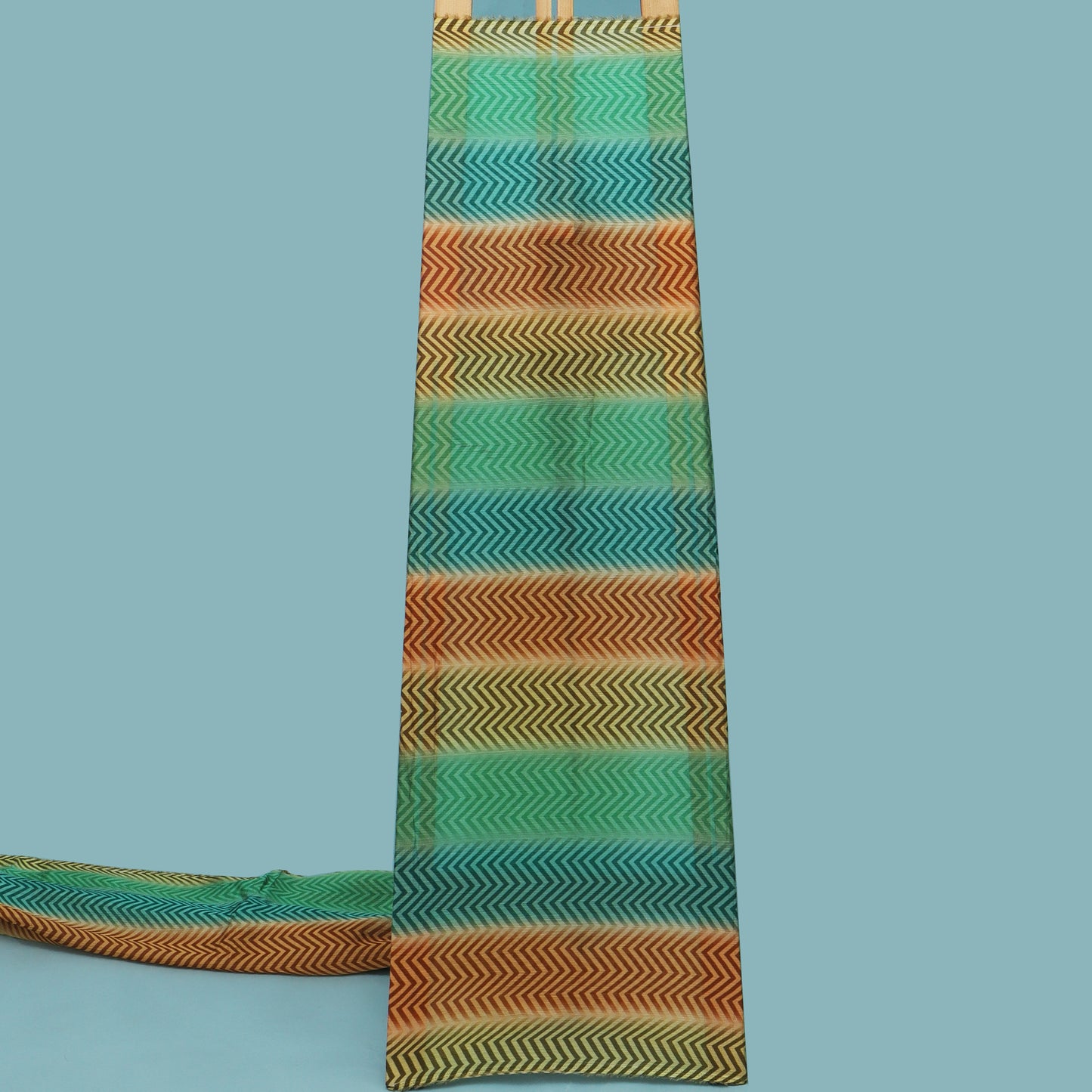 Multi-Color Chinon Crush Print Fabric