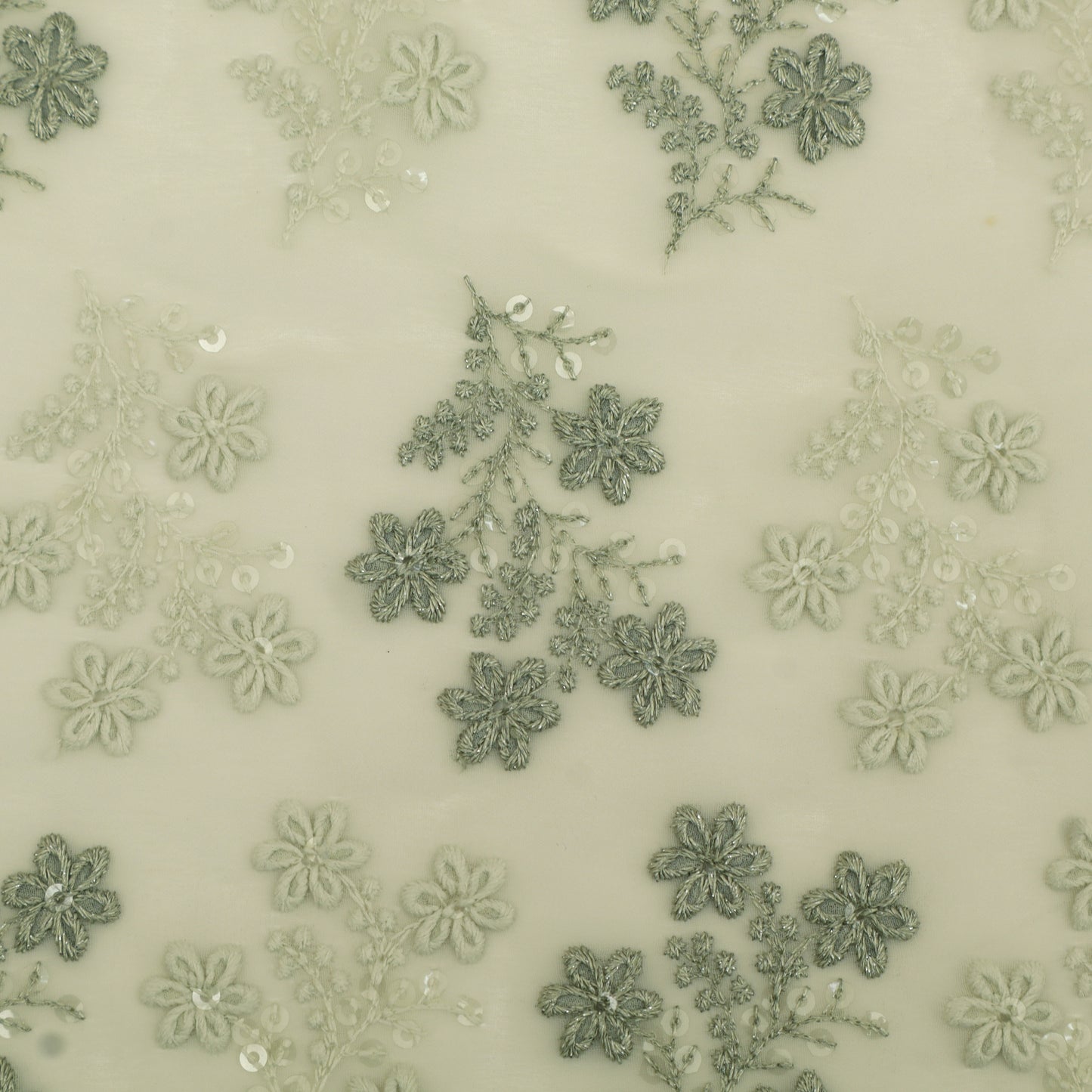Sequins Embroidery Fabric