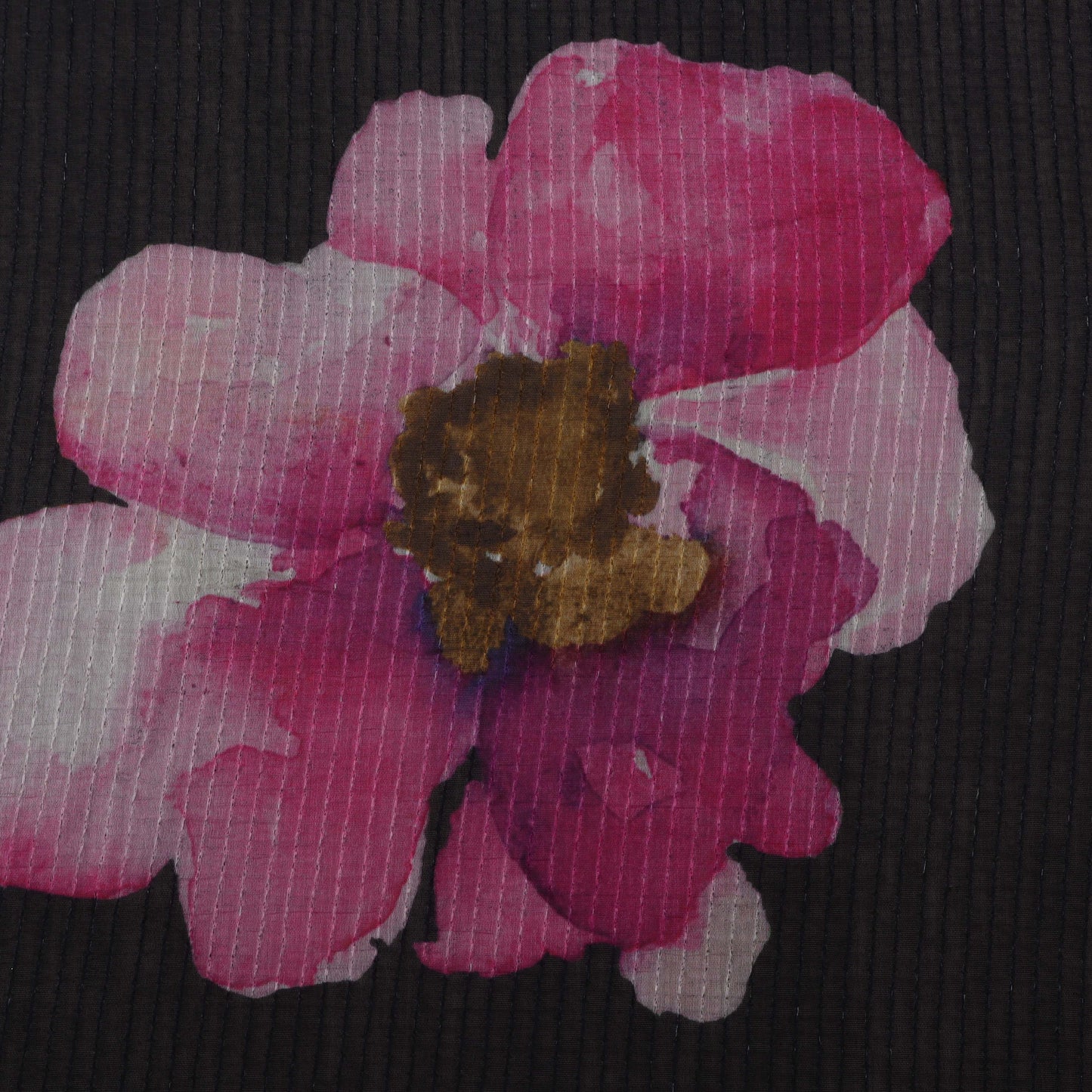 Colored Floral Chanderi Print Fabric