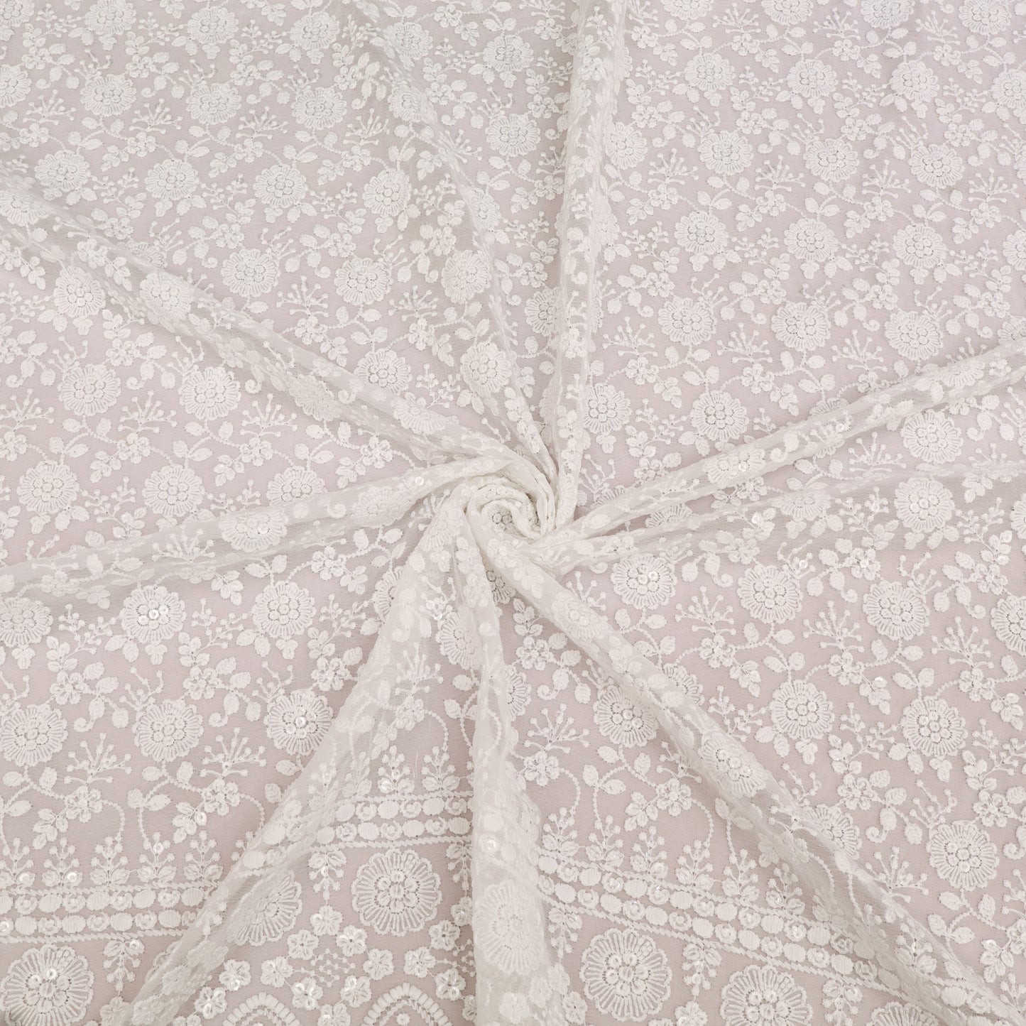 Georgette Embroidery Fabric