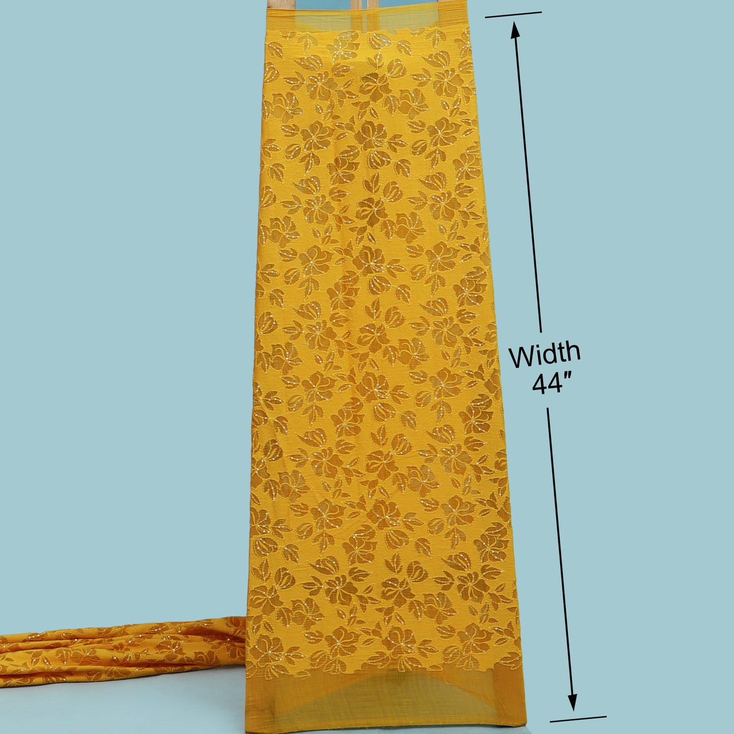 Chanderi Embroidery Fabric