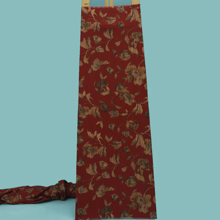 Multicolored Pashmina Print Fabric (Cut Pieces 4Mtr)