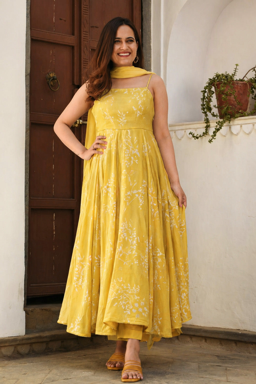 Crush Mul Chanderi Embroidery Fabric