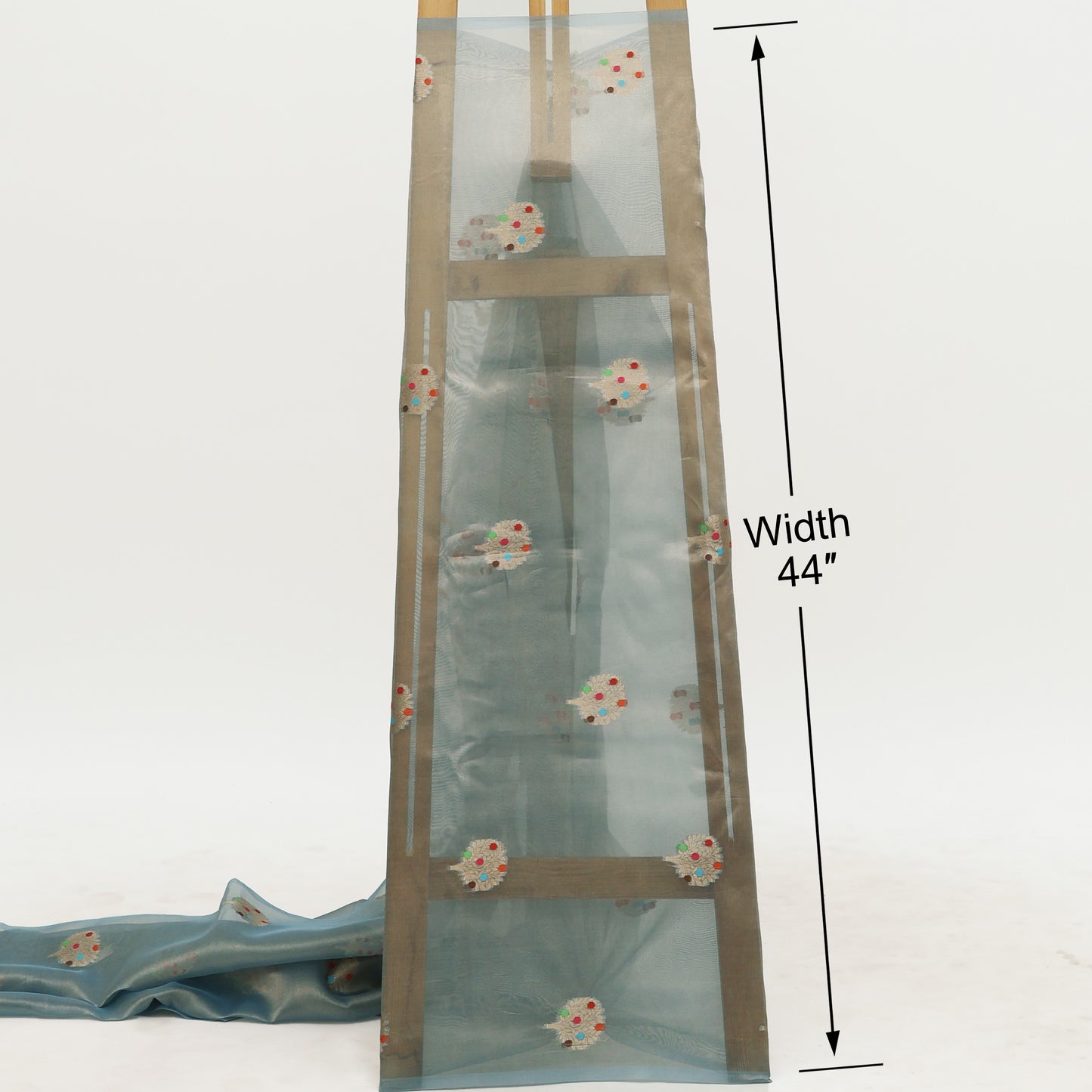 Pure Tissue Meena Brocade Lightweight Fabric