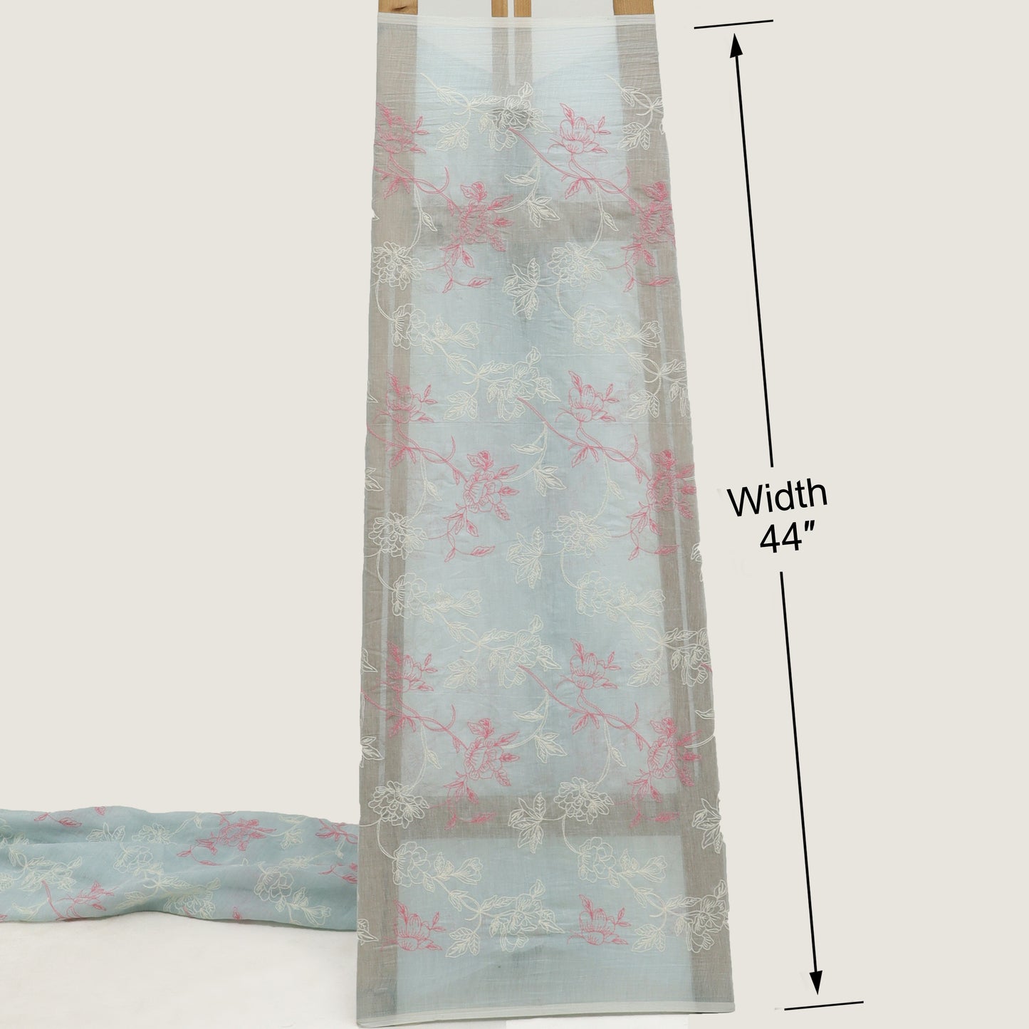 Chanderi Embroidery Fabric