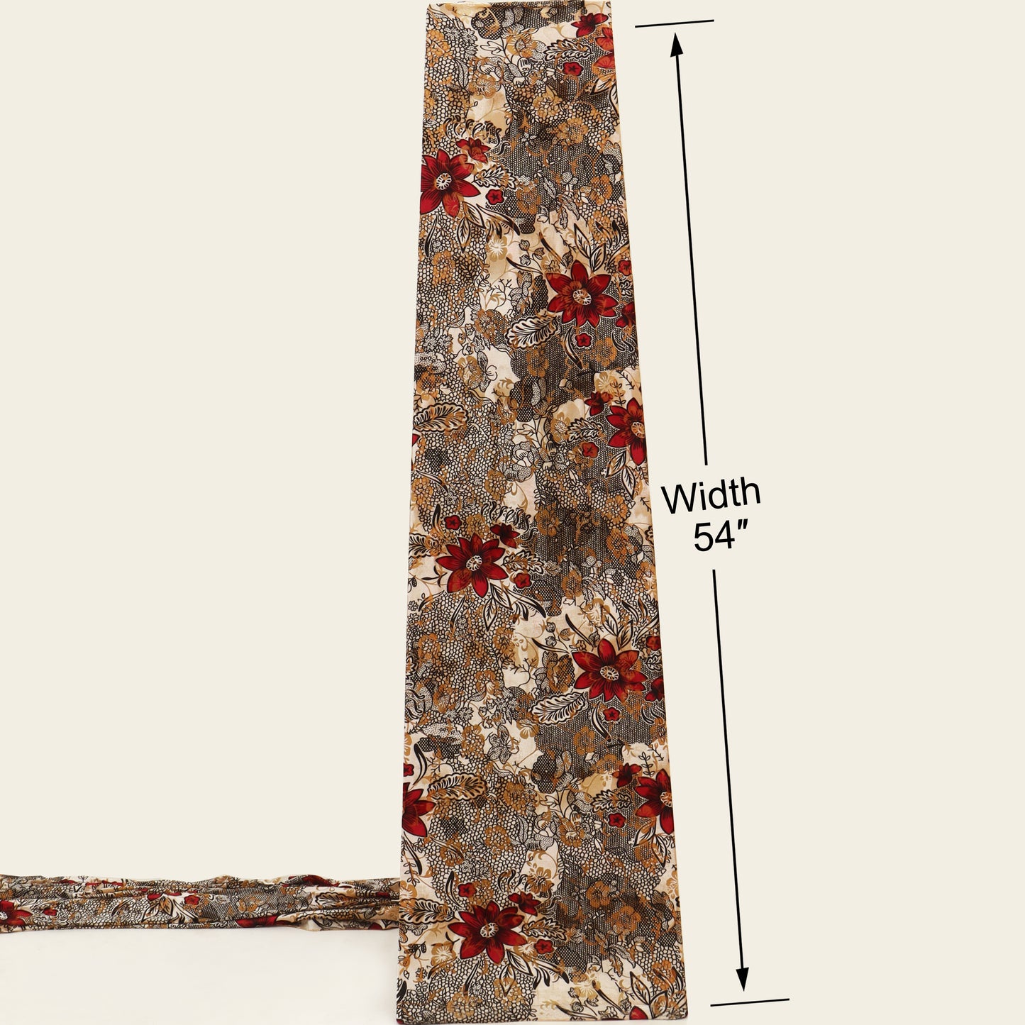 Floral Printed Brasso Velvet Fabric