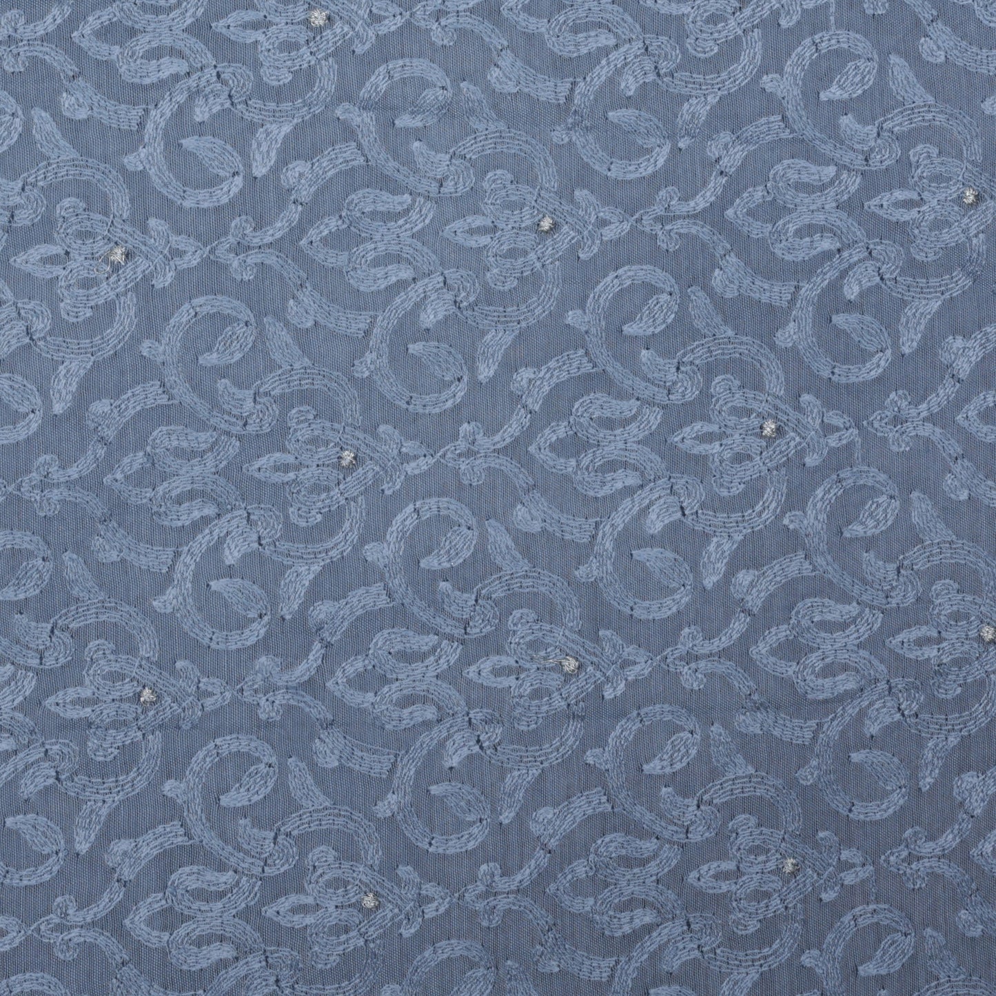 Grey Color Katan Munga Silk embroidery Fabric