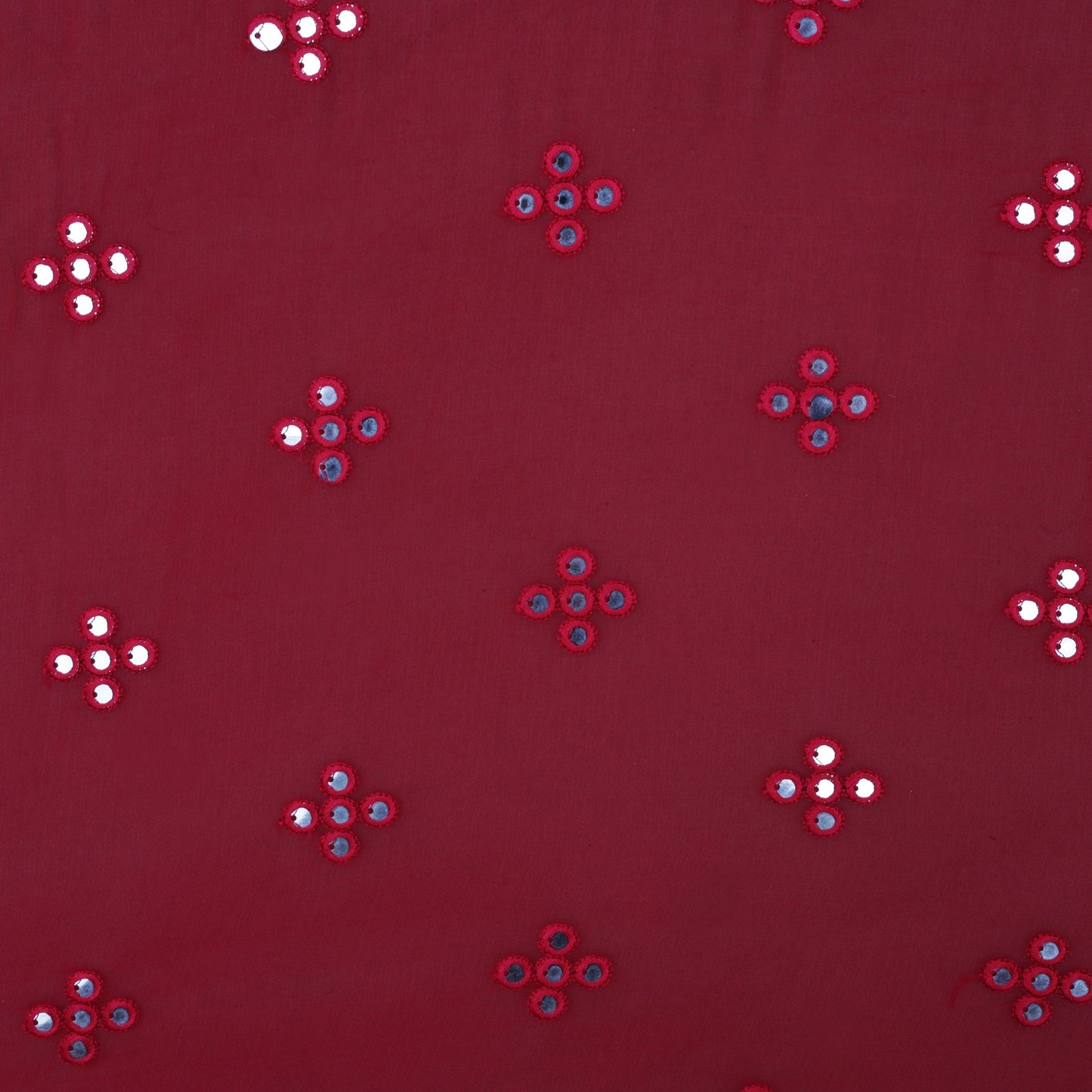 Rani Color Georgette Embroidery Fabric