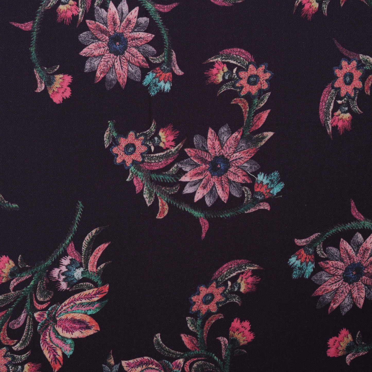 Multi-Color Pashmina Print Fabric