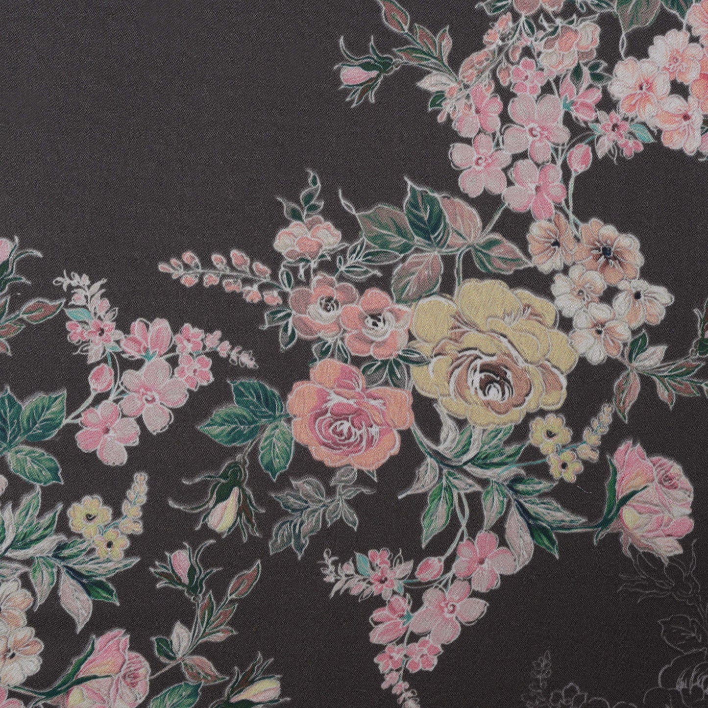 Multi-Color Pashmina Print Fabric