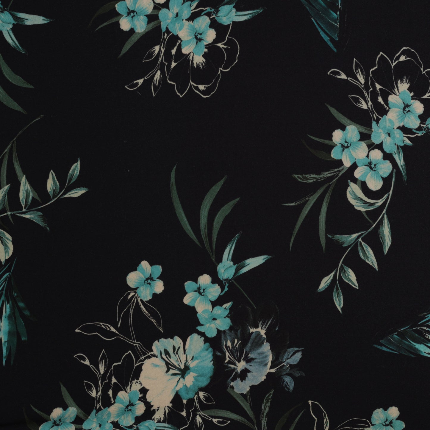 Multi-Color Pashmina Print Fabric