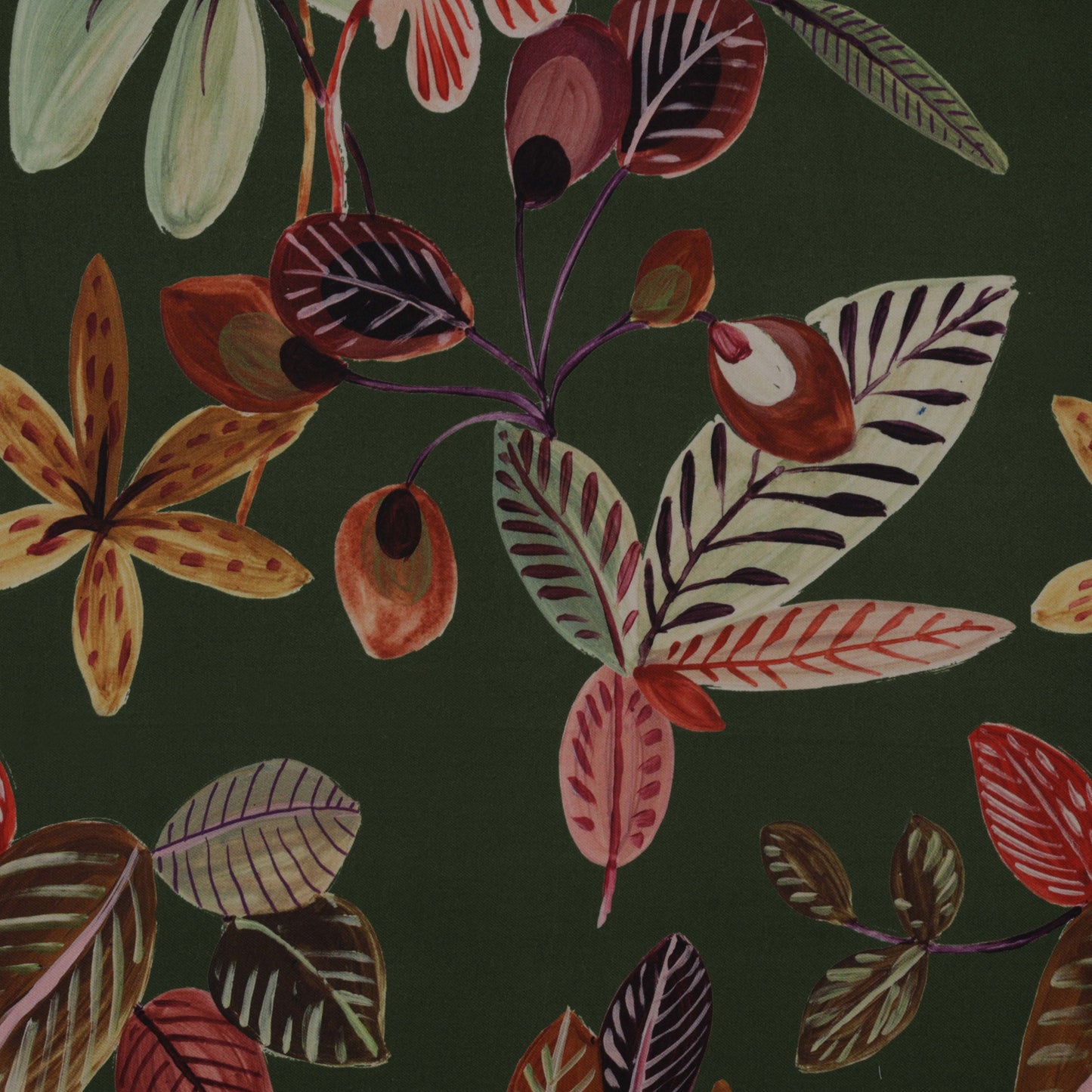 Multi-Color Pashmina Print Fabric