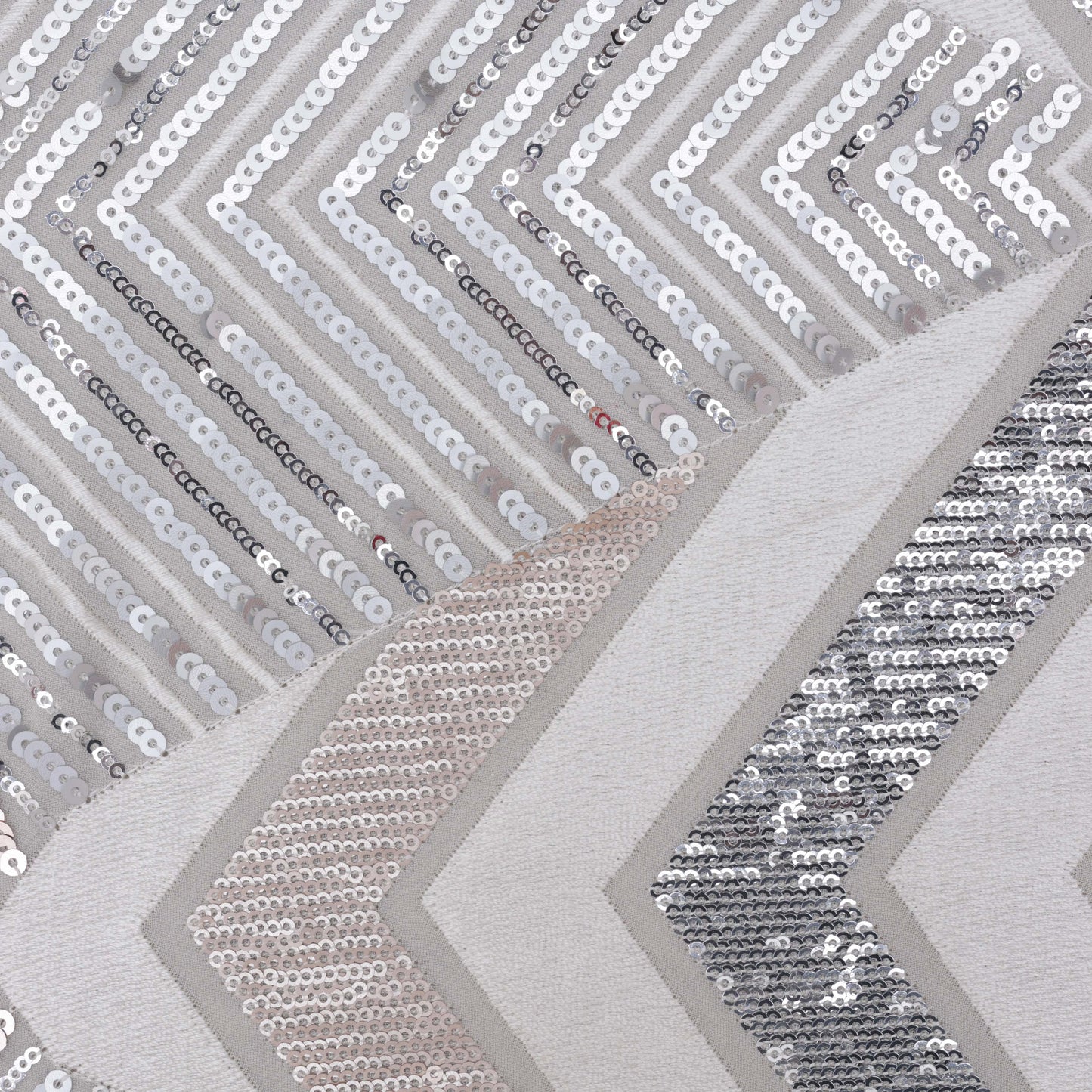 White Color Georgette Embroidery Fabric