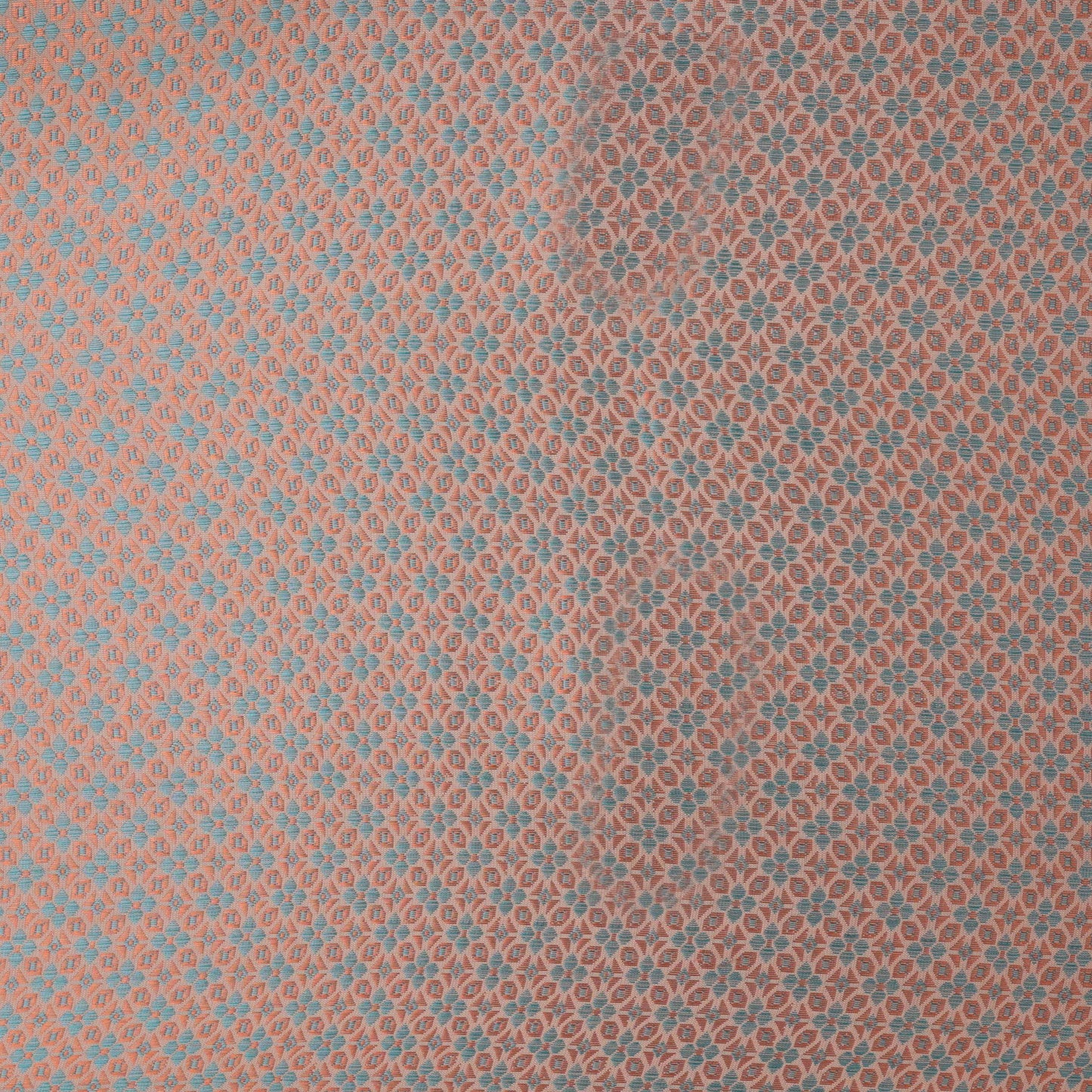 PEACH Color Brocade Fabric