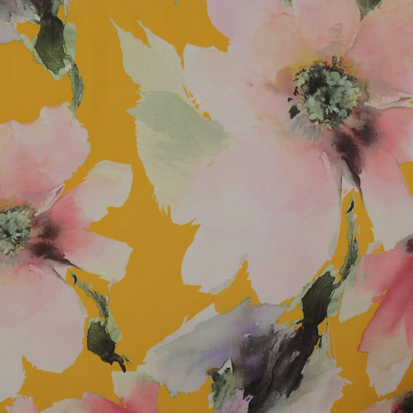 Multi-Color Armani Satin Print Fabric