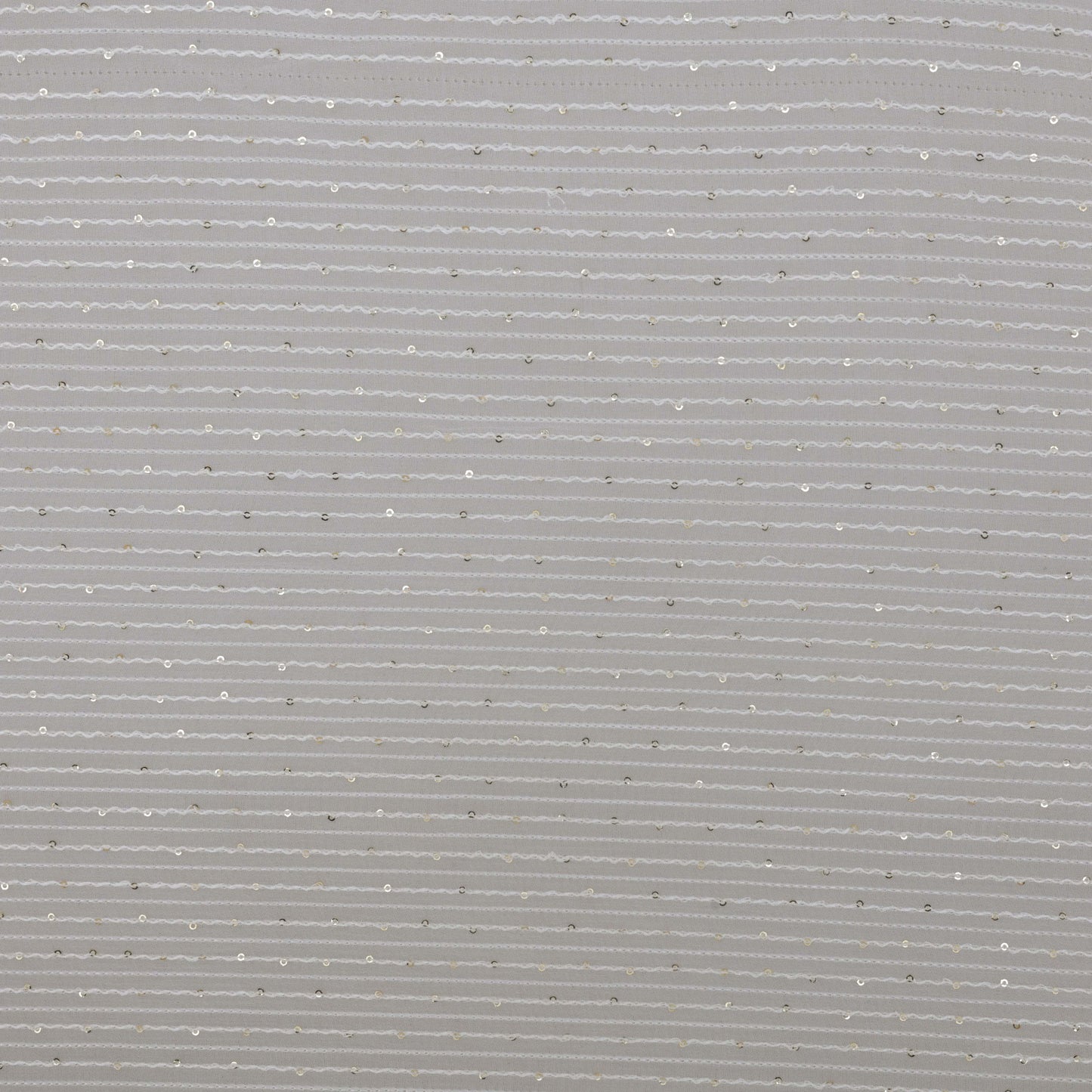 White Color Georgette Embroidery Fabric