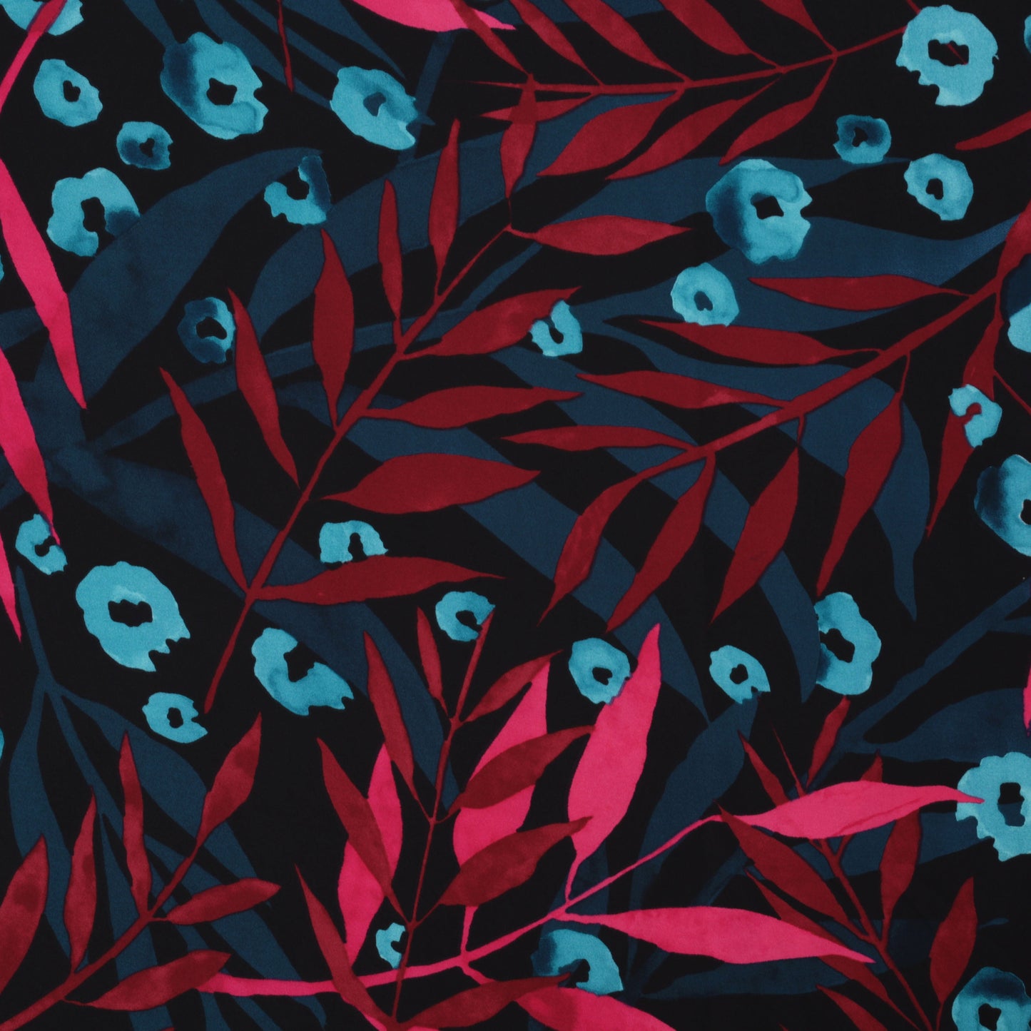 Multi-Color Armani Satin Print Fabric