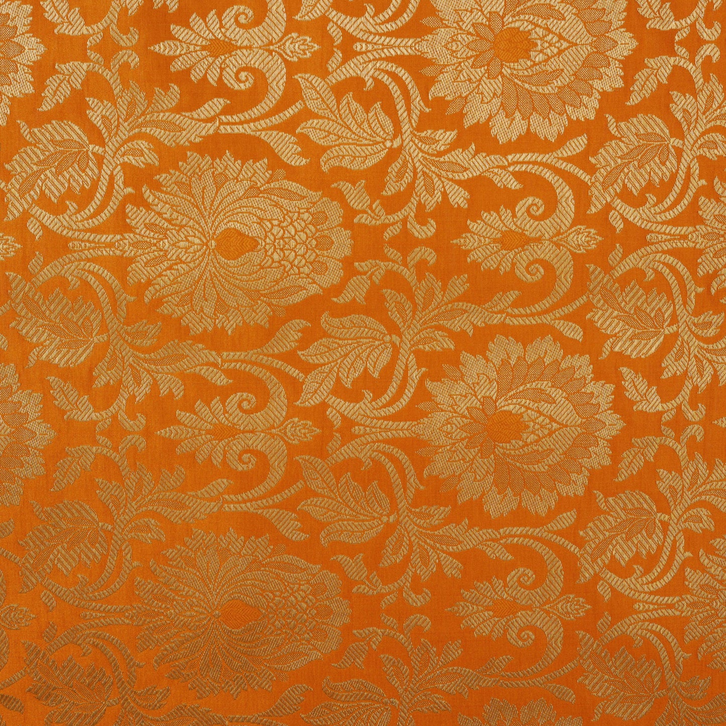 YELLOW Color JAMAWAR BROCADE Fabric