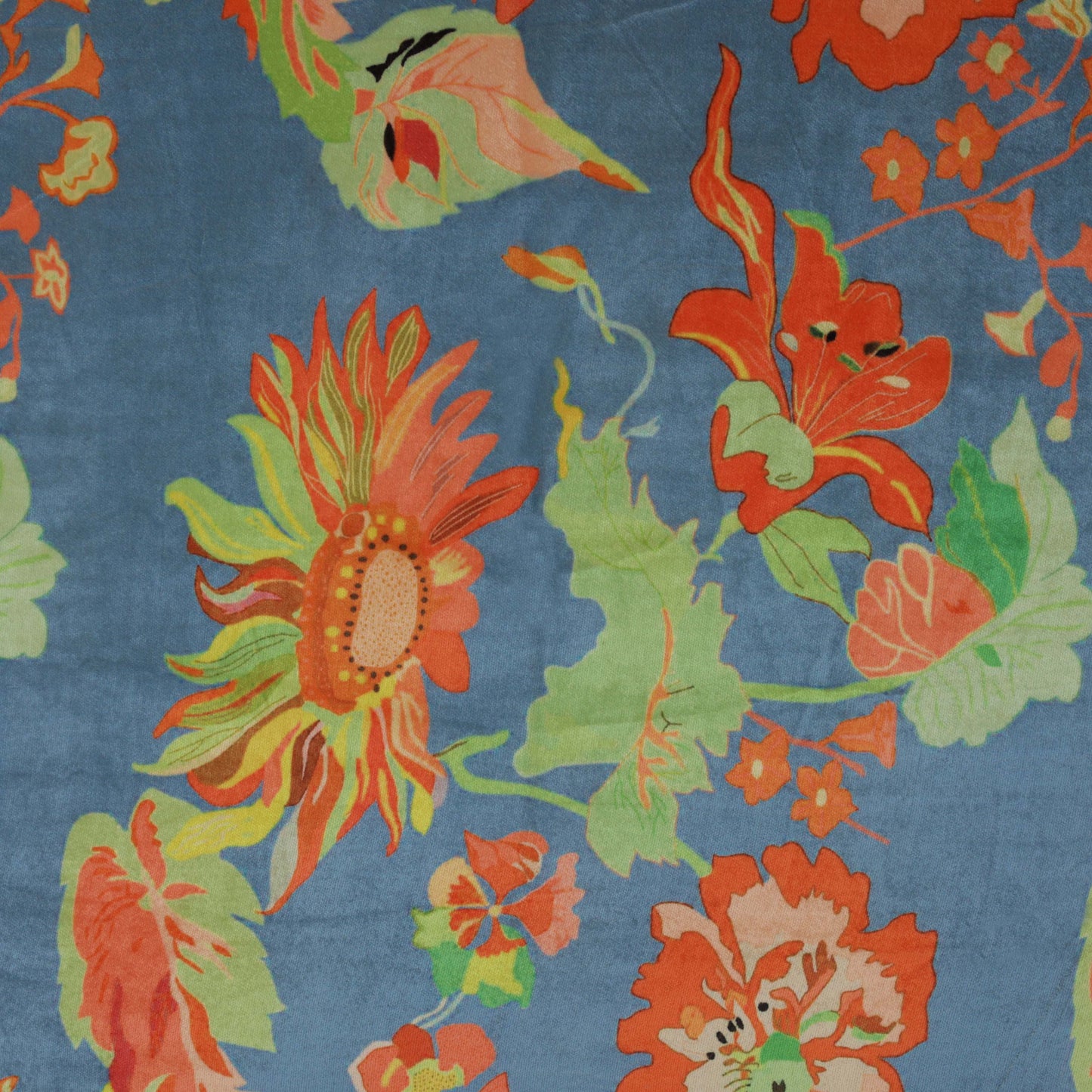 Multi-Color Velvet Print Fabric