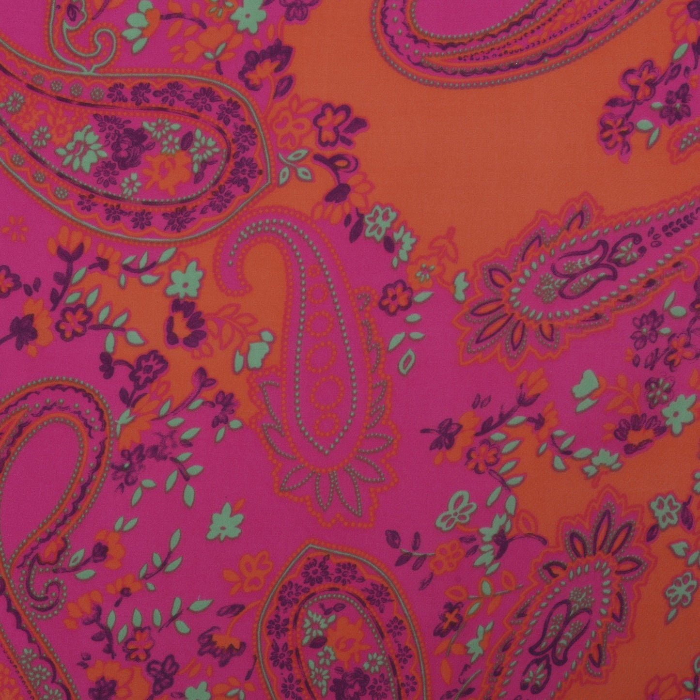 Multi-Color Armani Satin Print Fabric