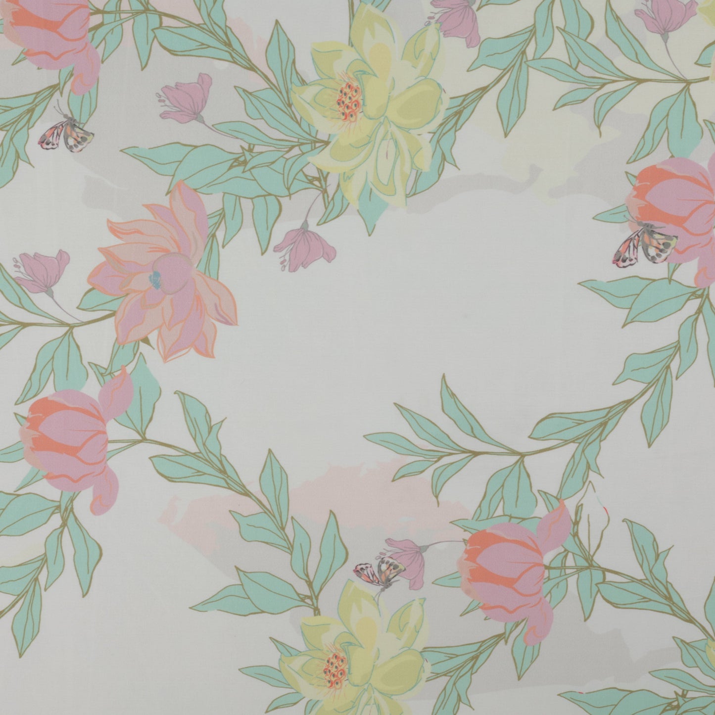 Armani Satin Print Fabric