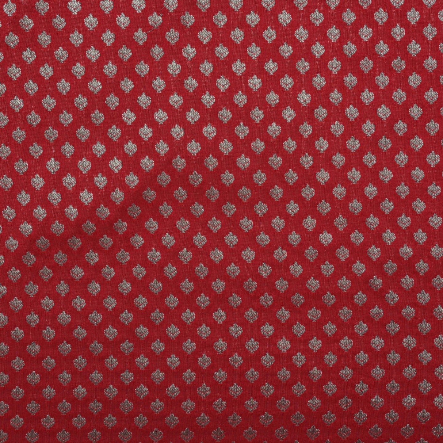 Maroon Color Paudi Booti Fabric