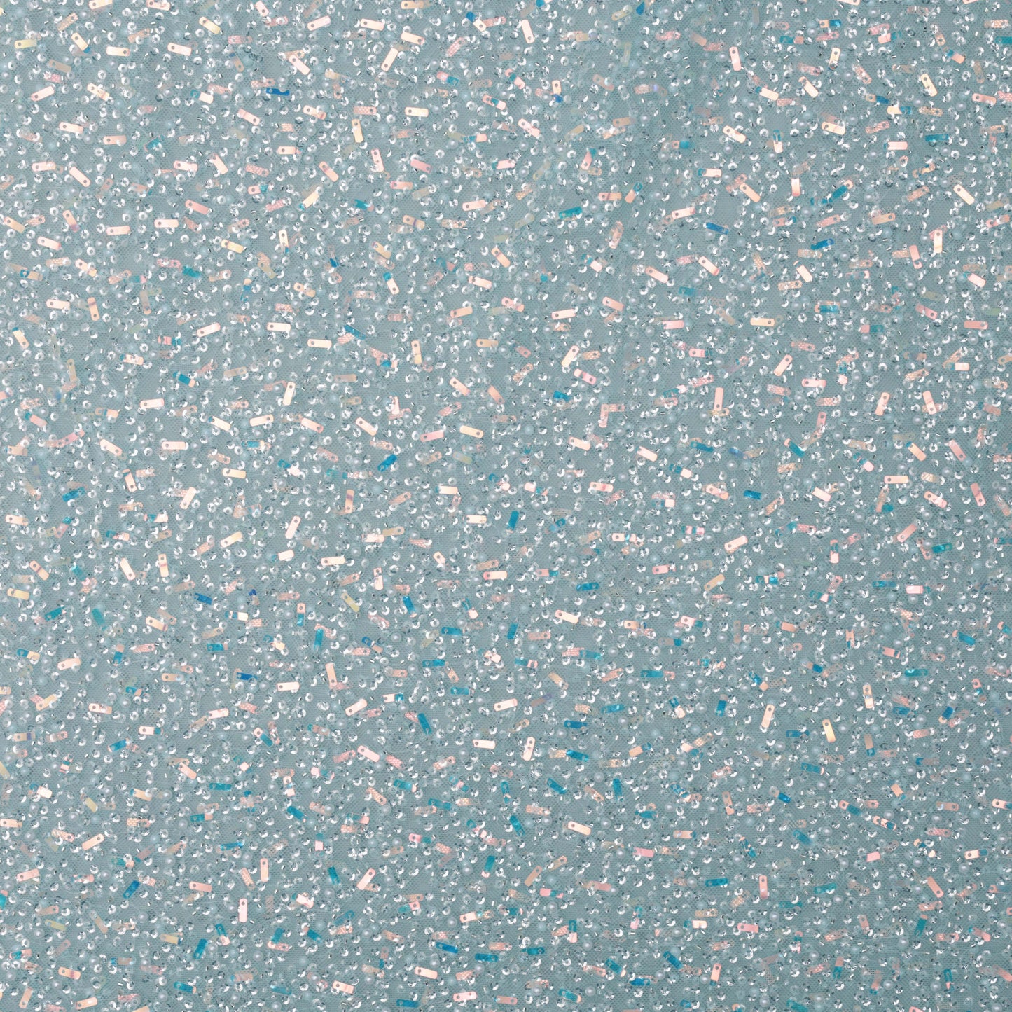 Net Sequins Fabric