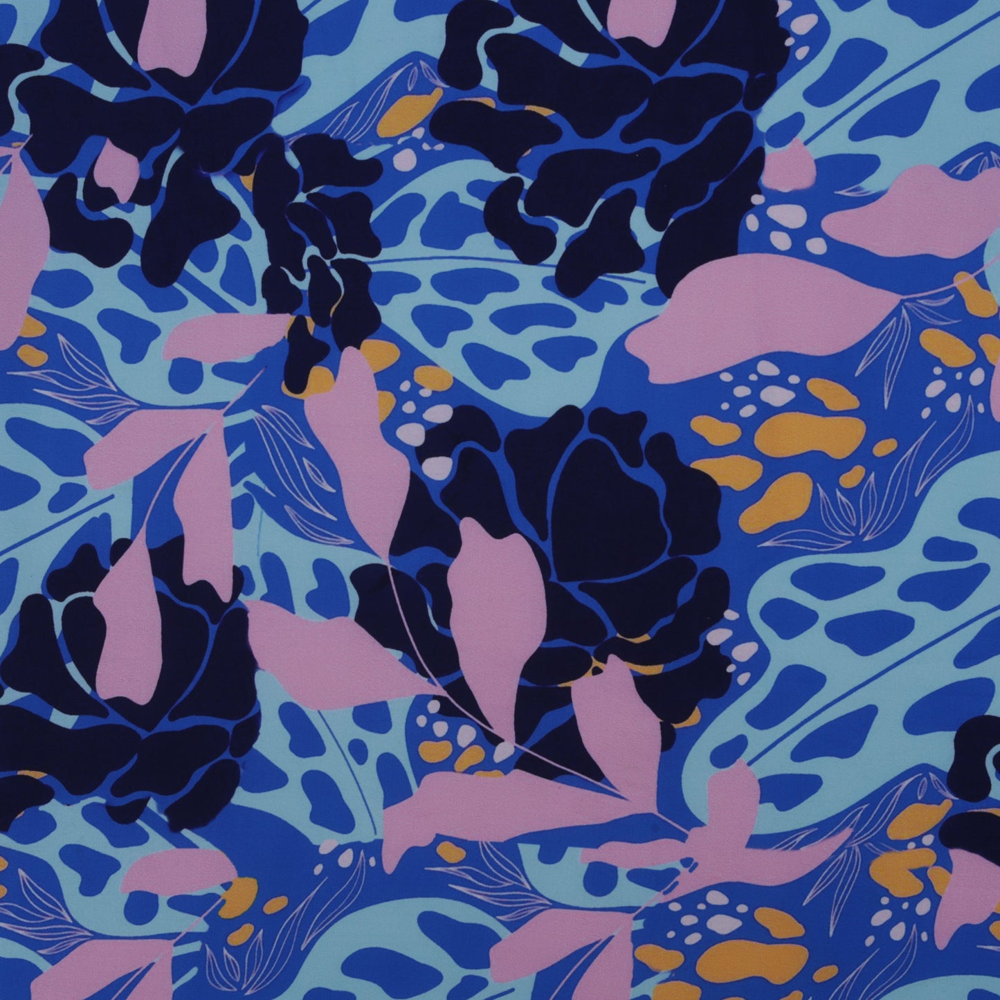 Armani Satin Print Fabric