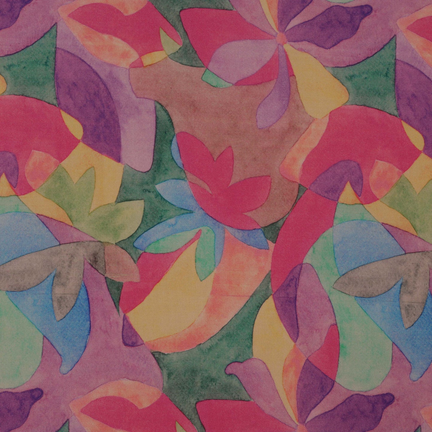 Multi-Color Pashmina Print Fabric