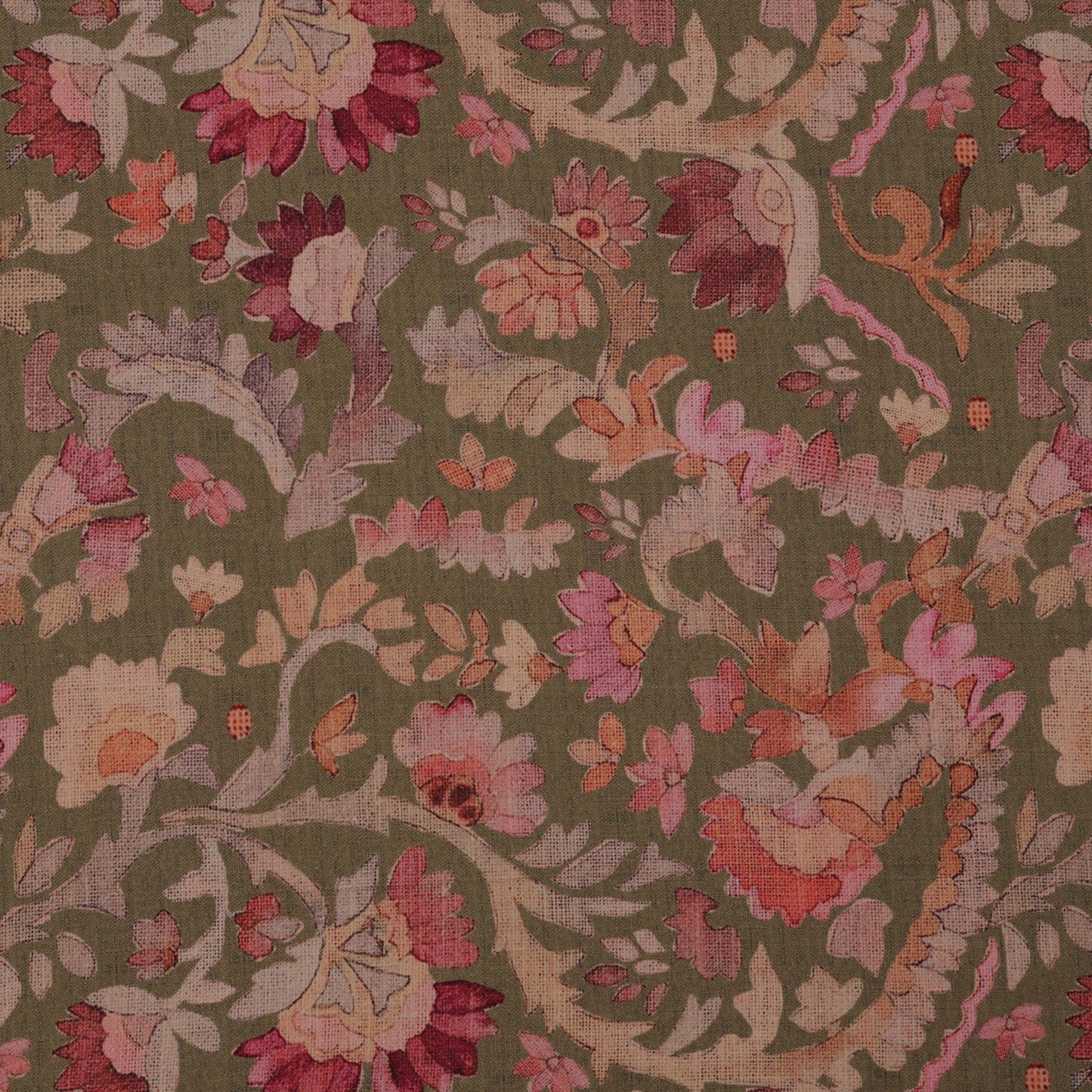 Multi-Color Pashmina Print Fabric