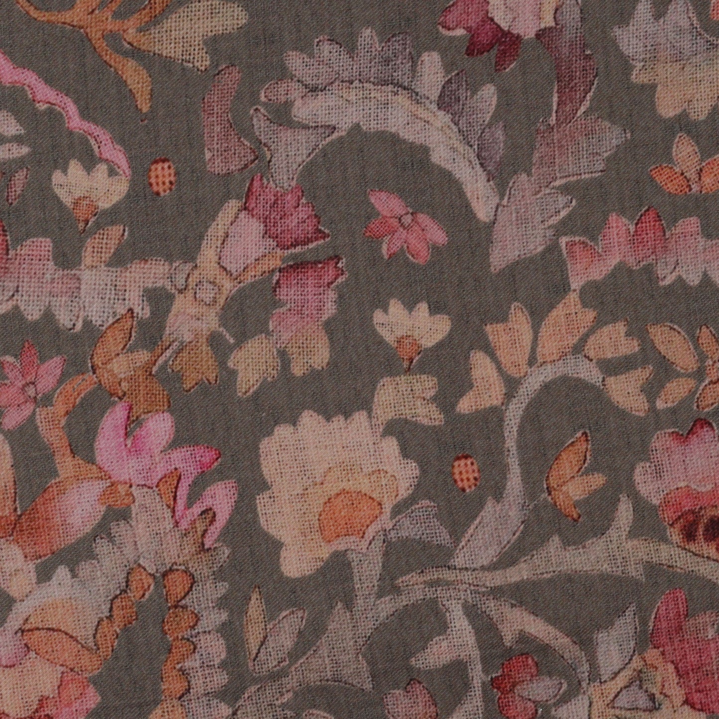 Multi-Color Pashmina Print Fabric