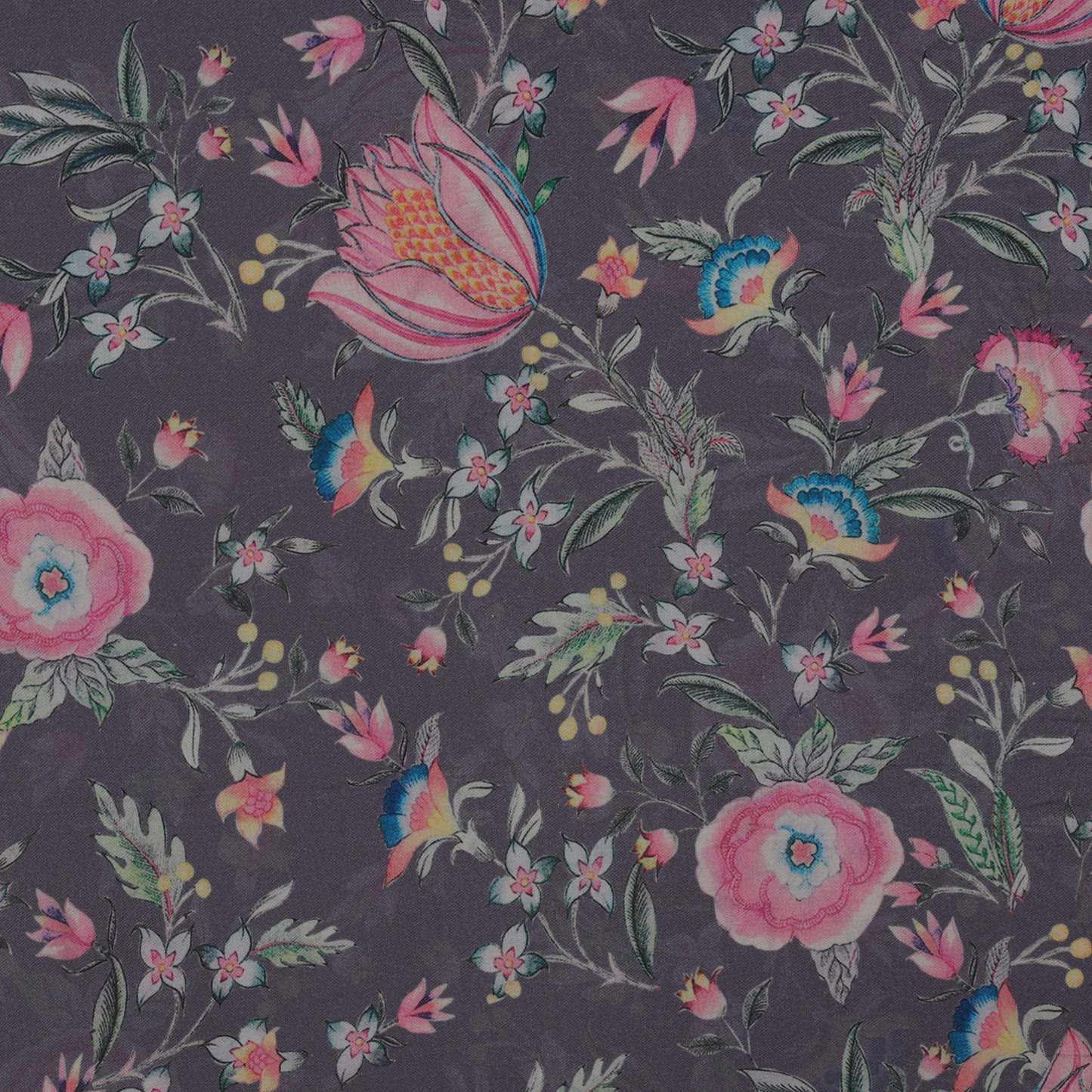 Multi-Color Pashmina Print Fabric