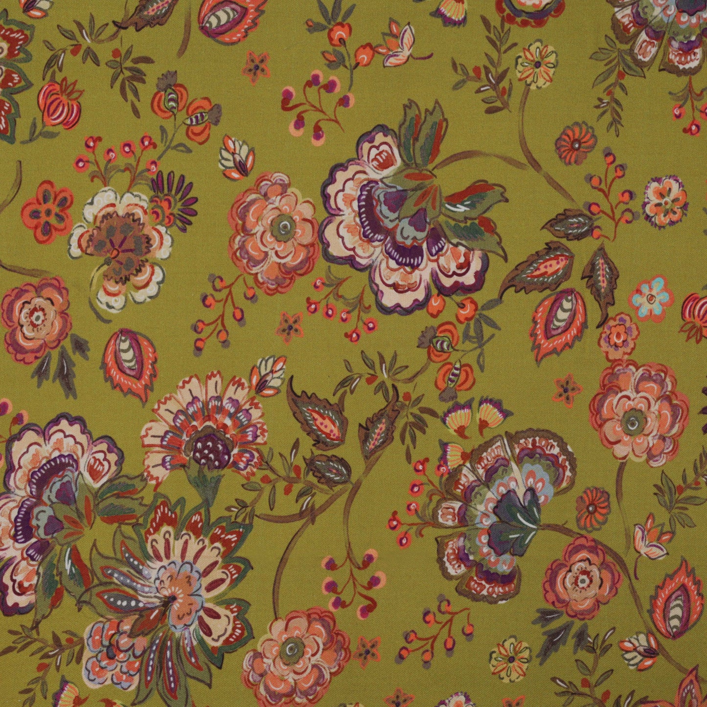 Multi-Color Pashmina Print Fabric