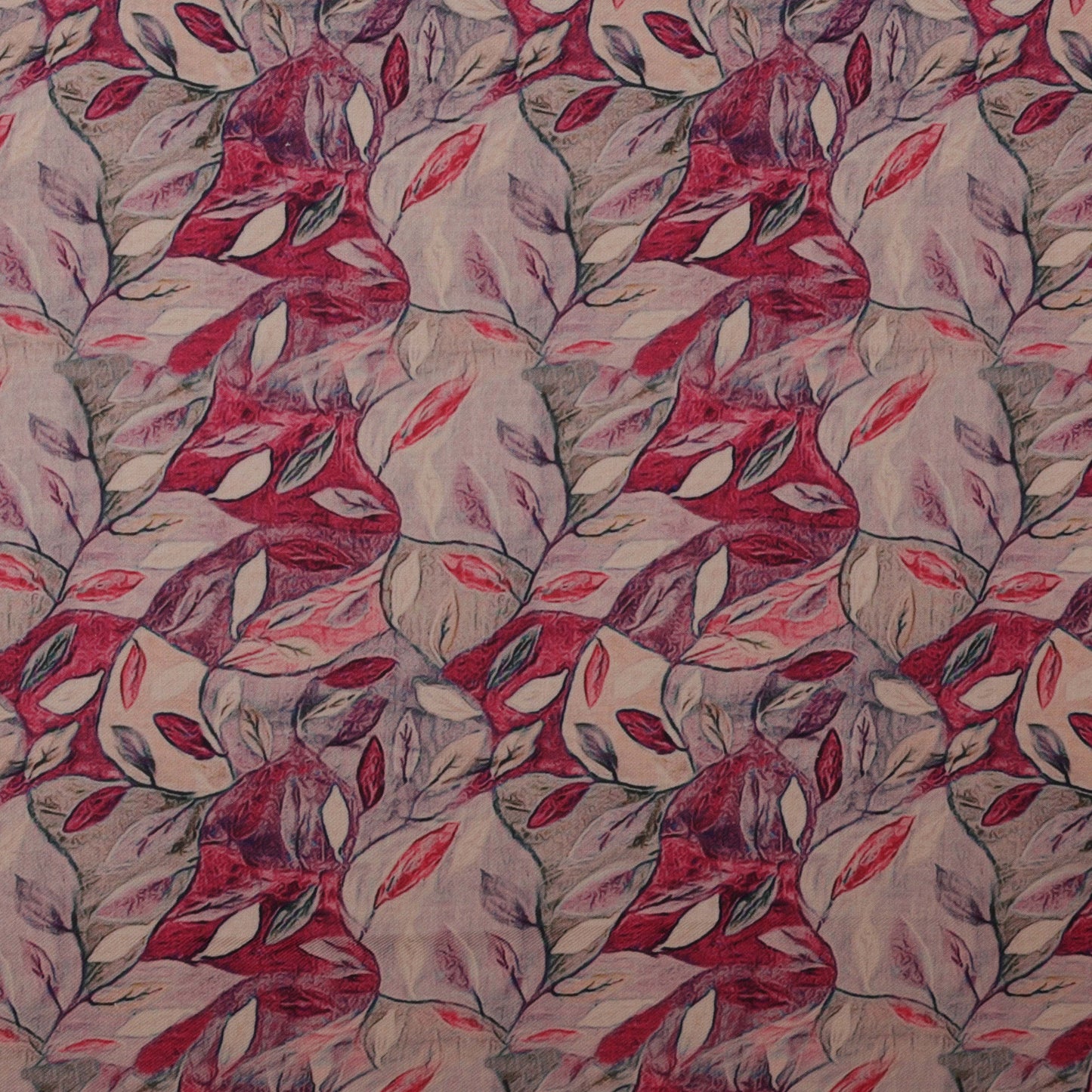 Multi-Color Special pashmina print Fabric