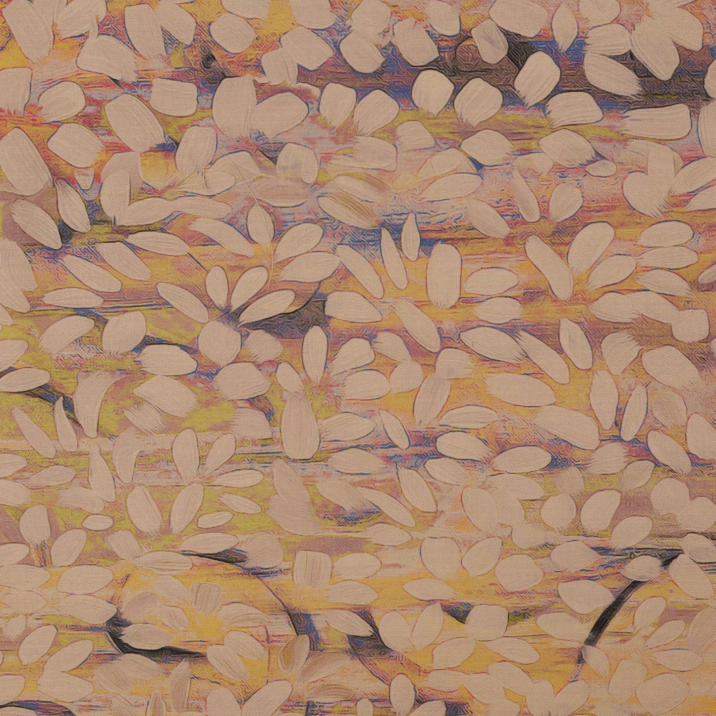 Multi-Color Special pashmina print Fabric