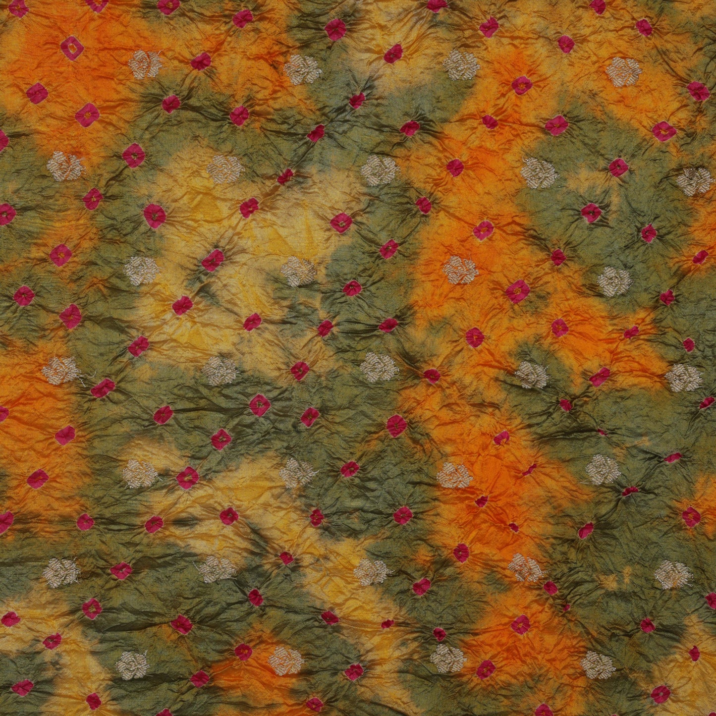 Bandhani Brocade Fabric