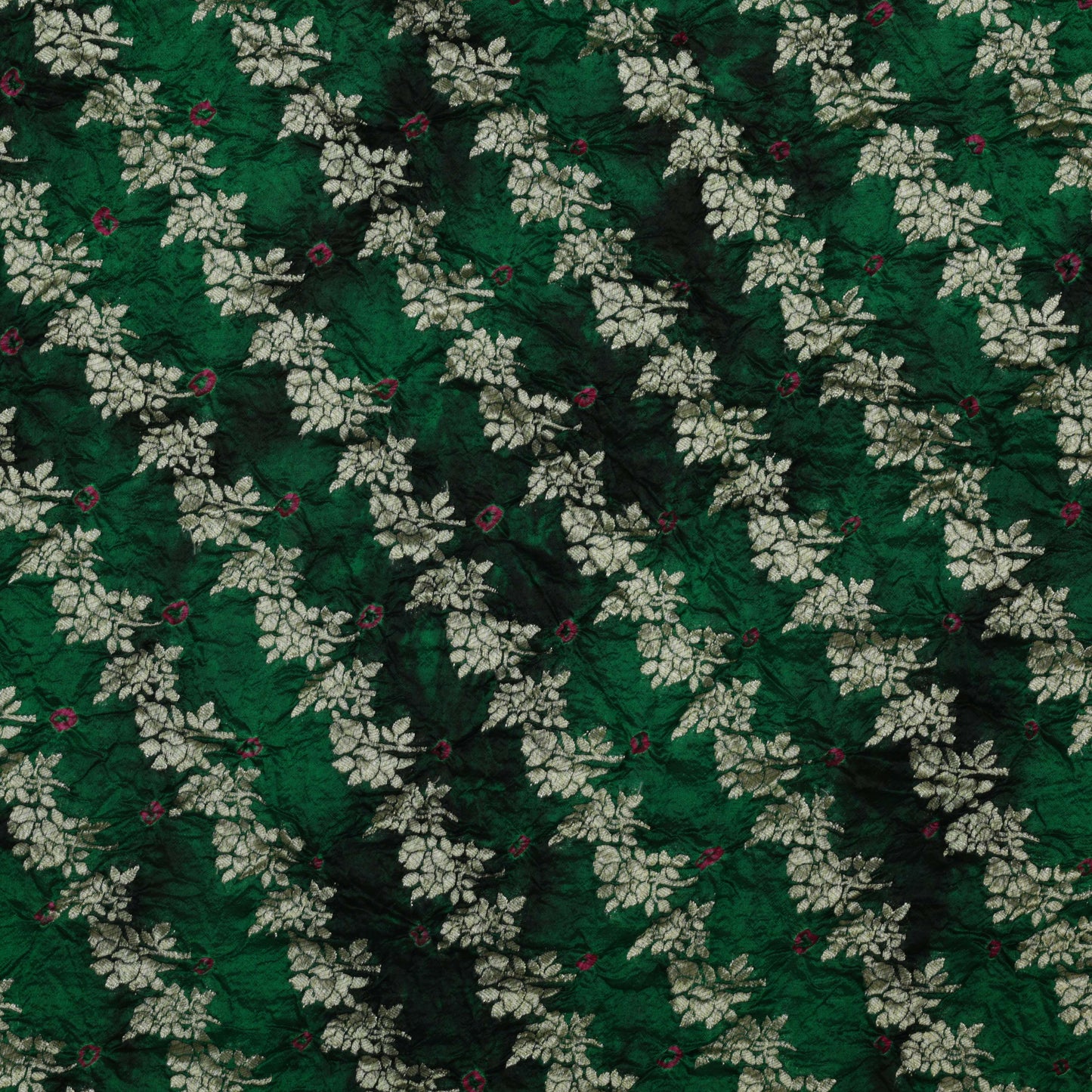 Multi-Color BANDHANI BROCADE Fabric