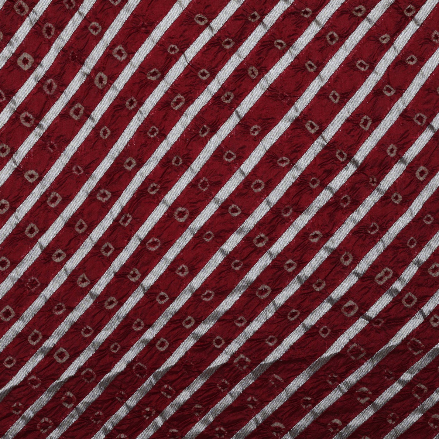 Multi-Color BANDHANI BROCADE Fabric