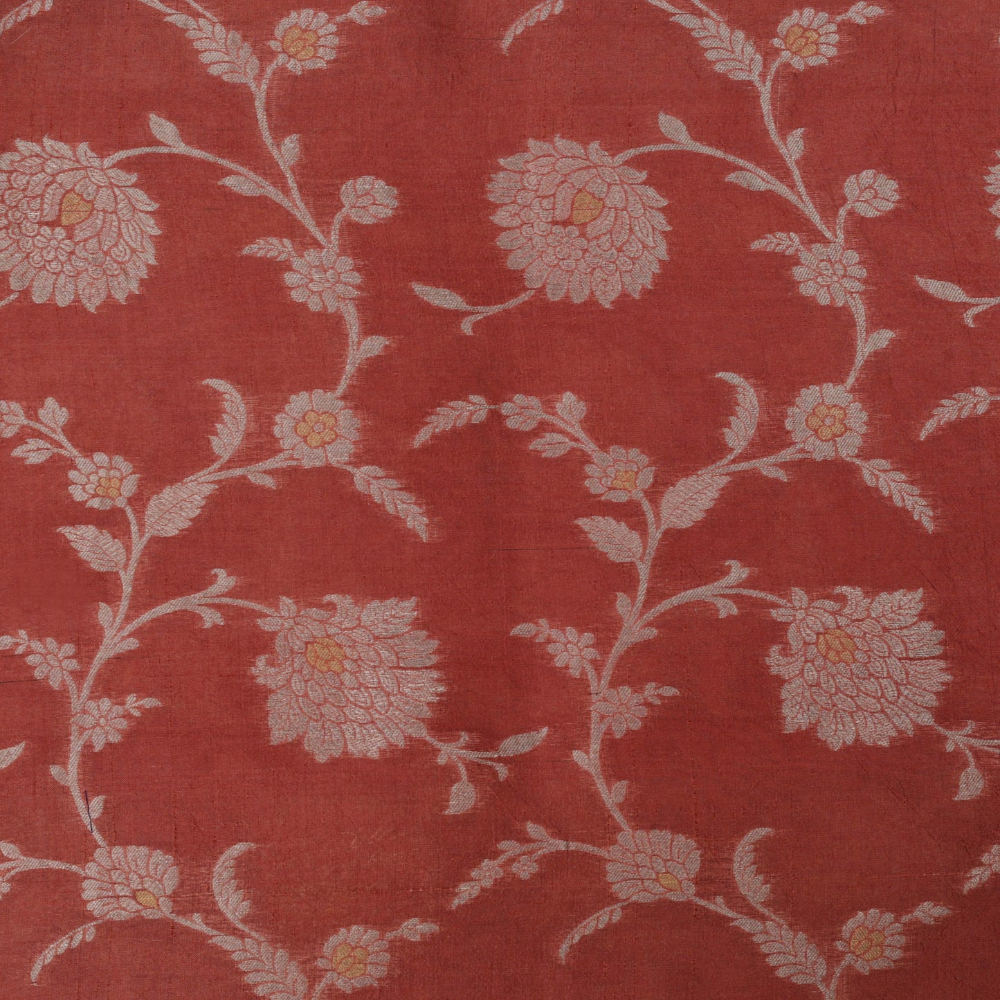 GAJRI Color Katan Dupion Silk Brocade Fabric