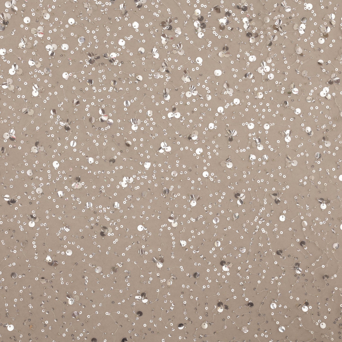 Net Sequins Fabric