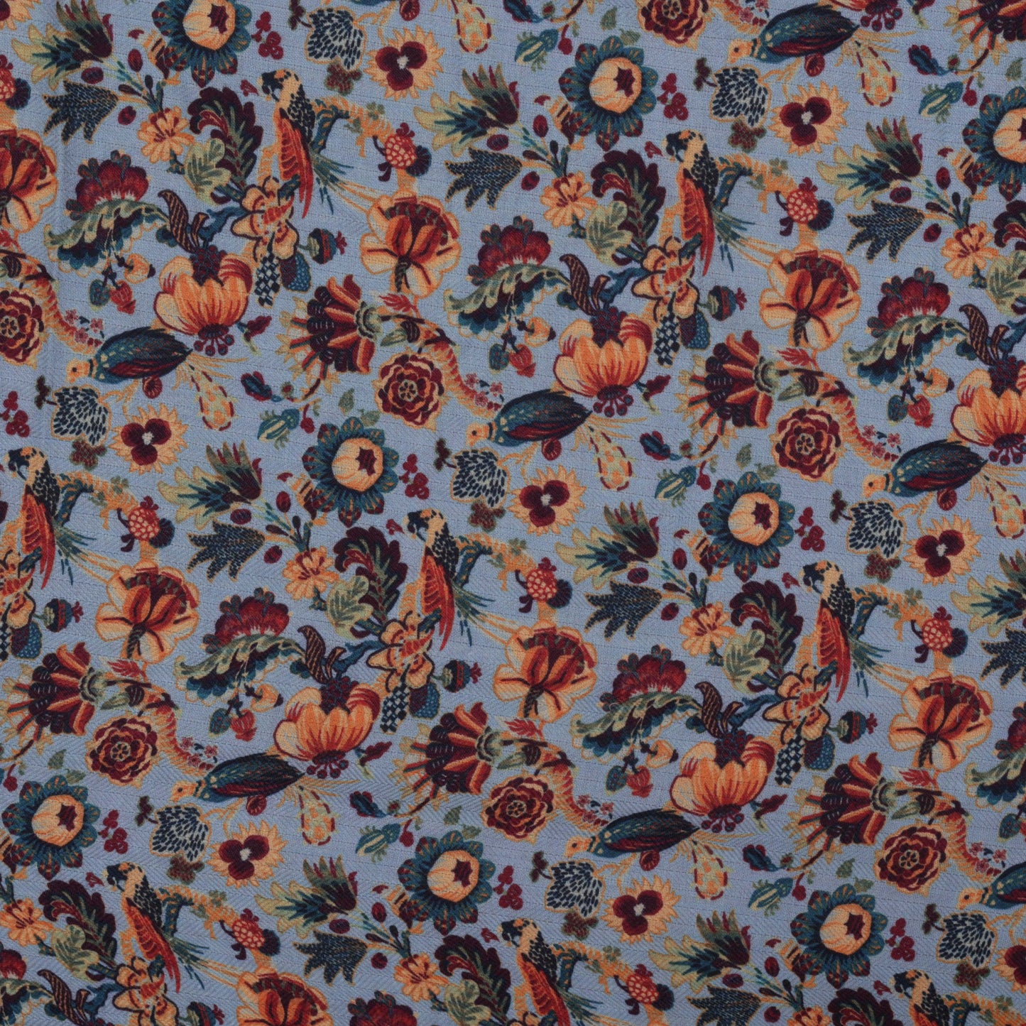 Multi-Color Pashmina Print Fabric