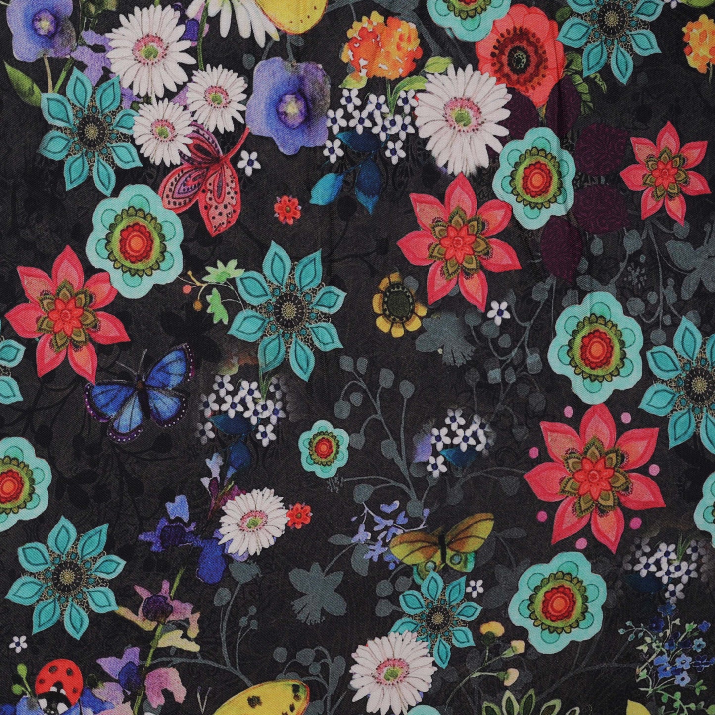 Multi-Color Pashmina Print Fabric