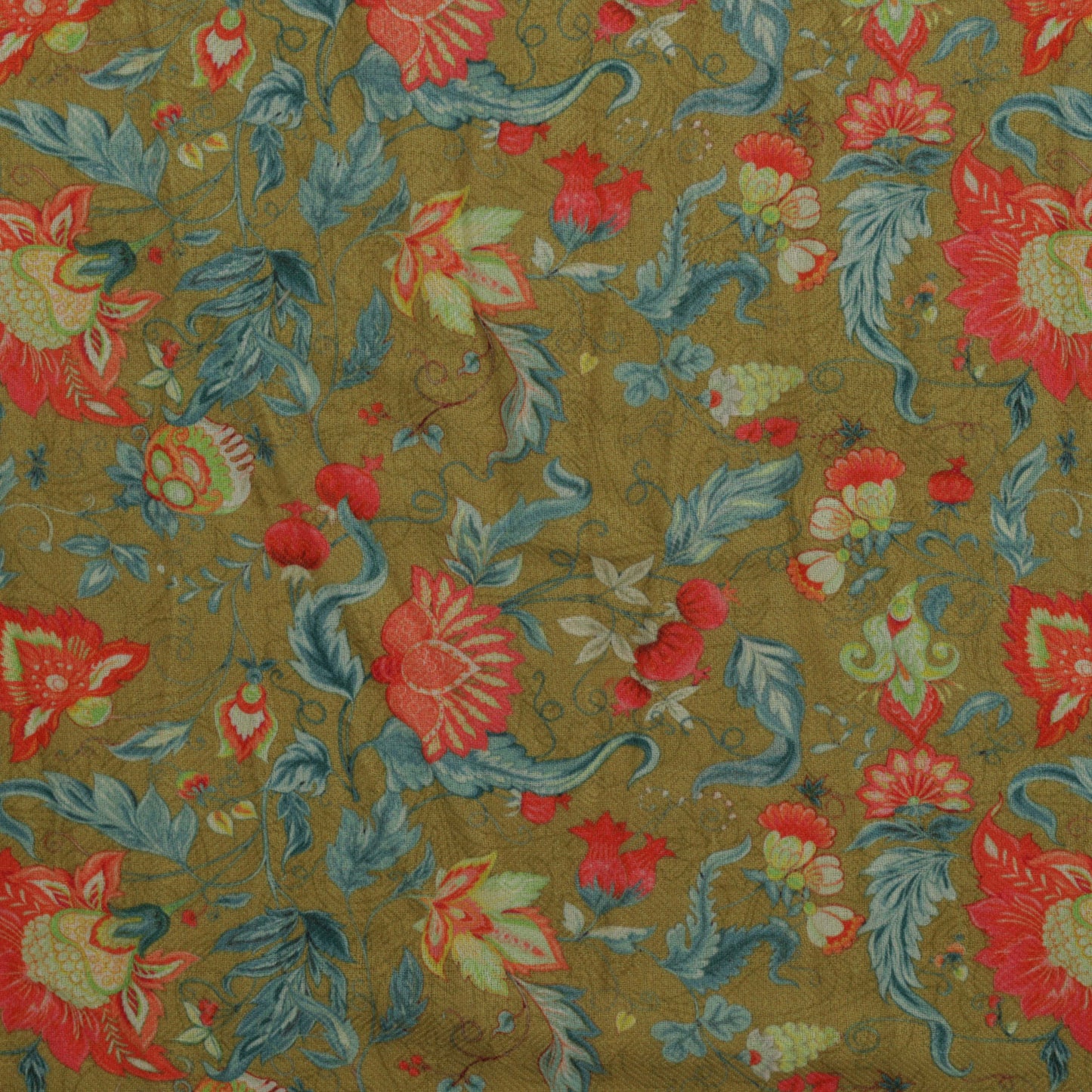 Multi-Color Pashmina Print Fabric