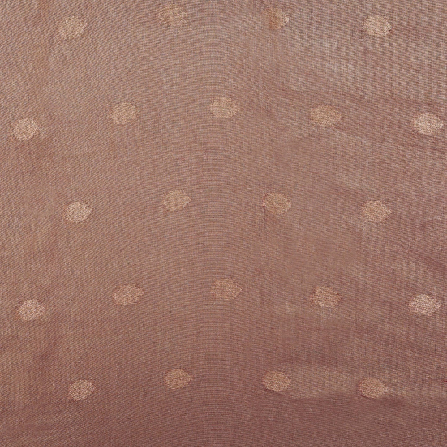 Red Color Tissue Booti Fabric