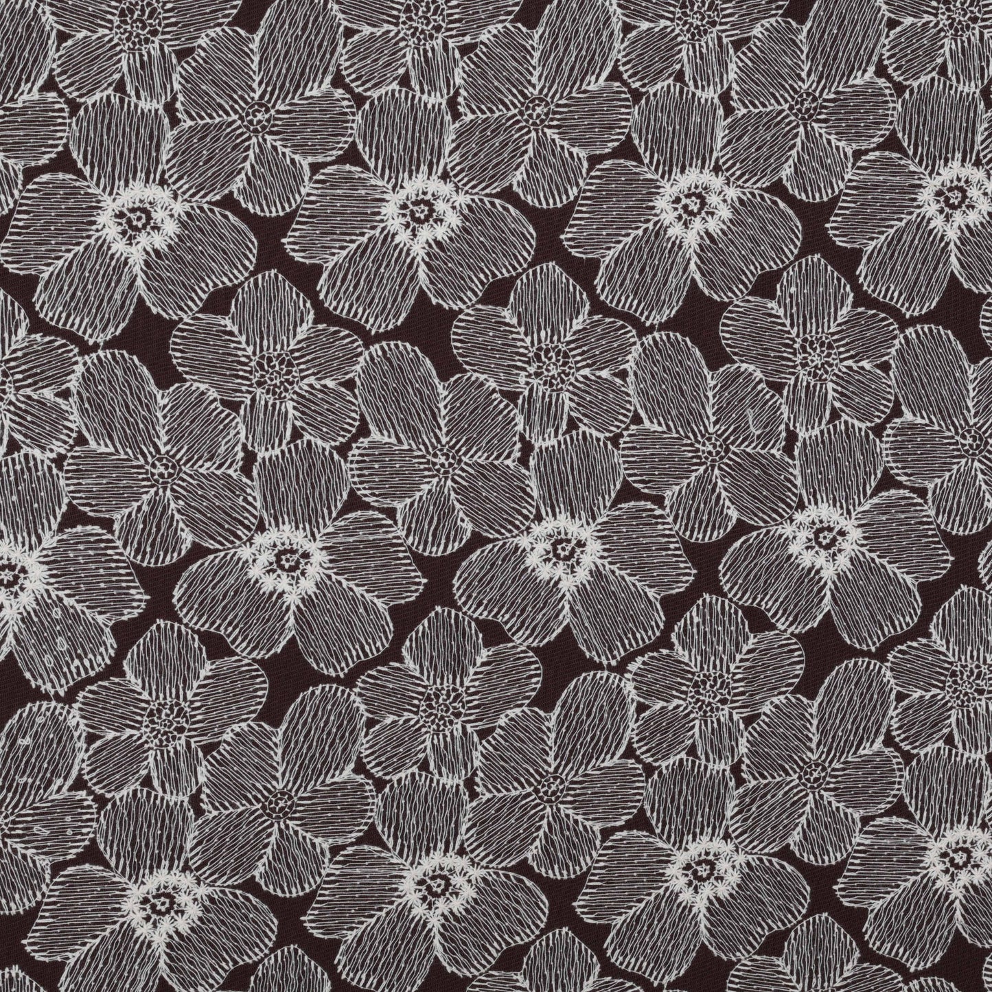 Woolen Embroidery Fabric