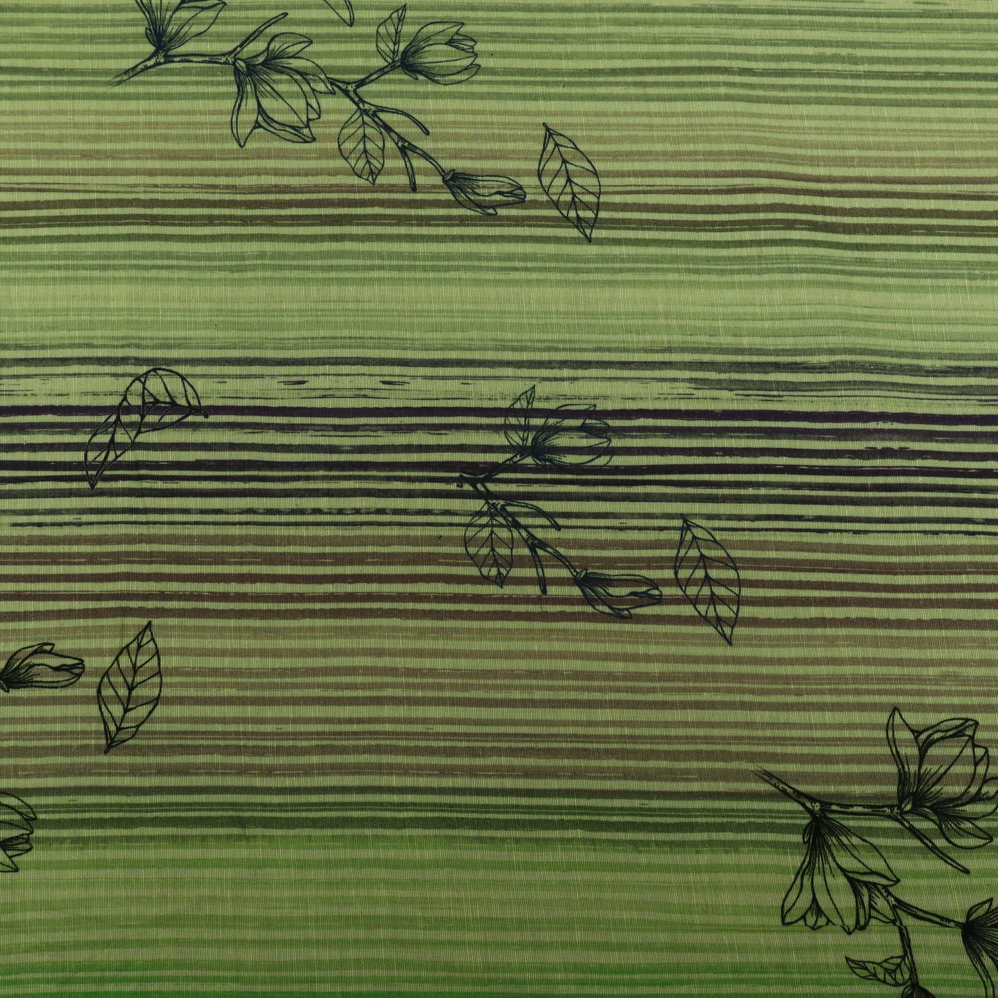 Colored Cotton Linen Print Fabric