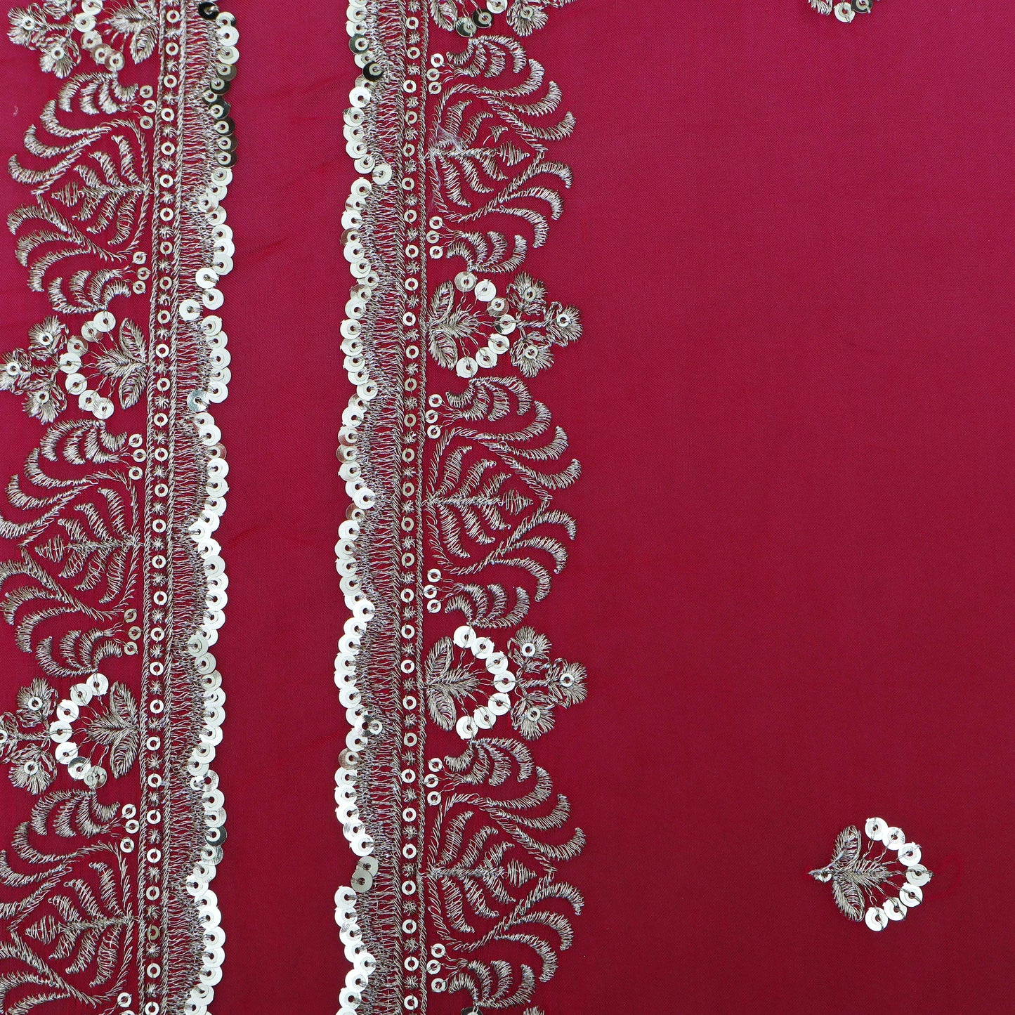 Rani Color Organza Border Embroidery Fabric