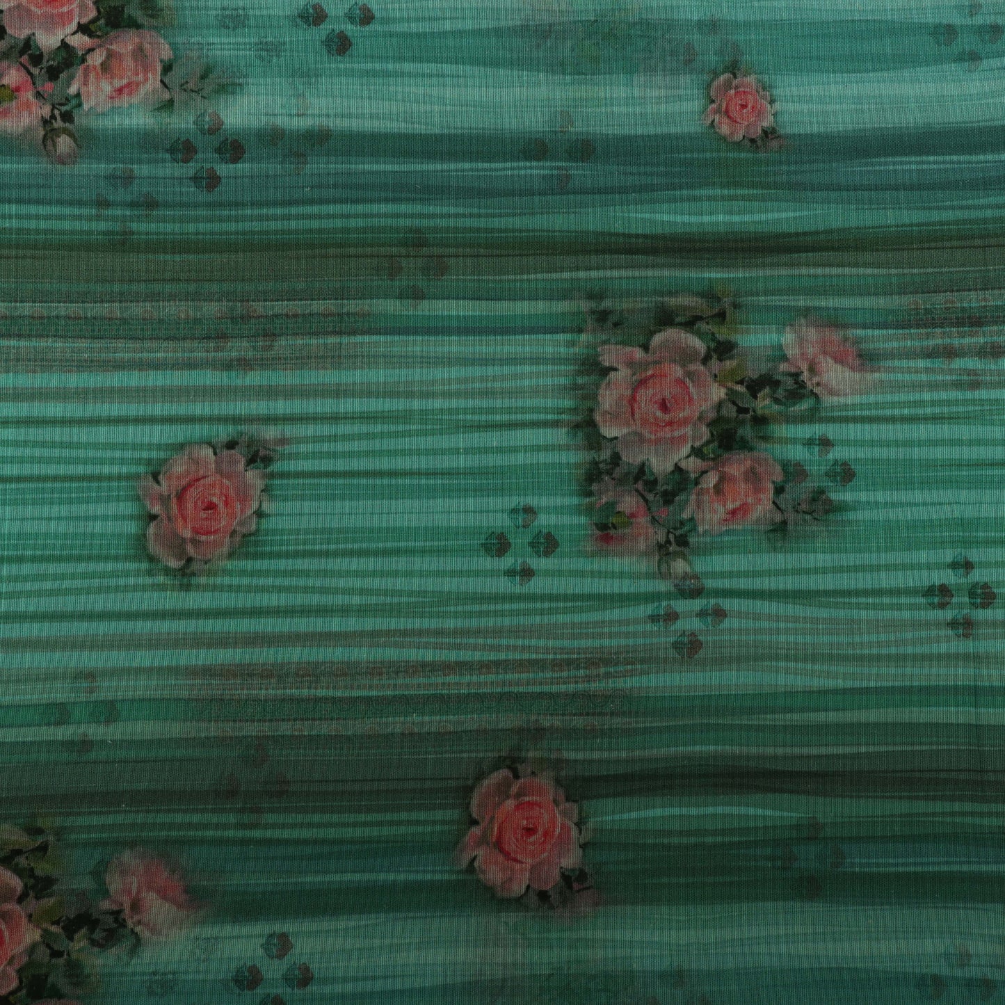 Colored Cotton Linen Print Fabric