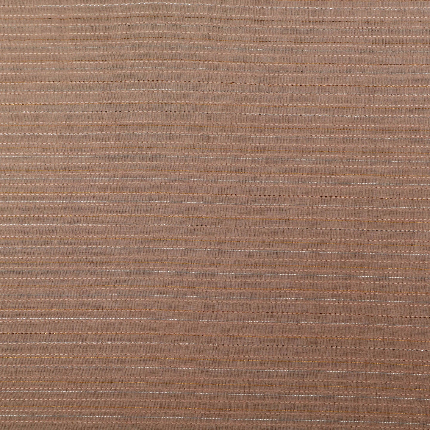 PEACH Color Fabric Cotton Lurex Embroidery 44'