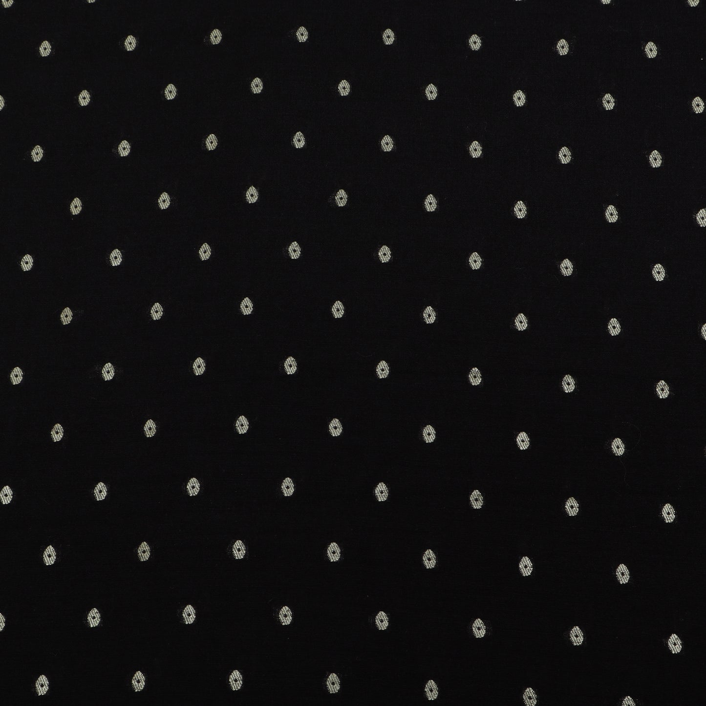 BLACK Color Fabric Munga Brocade